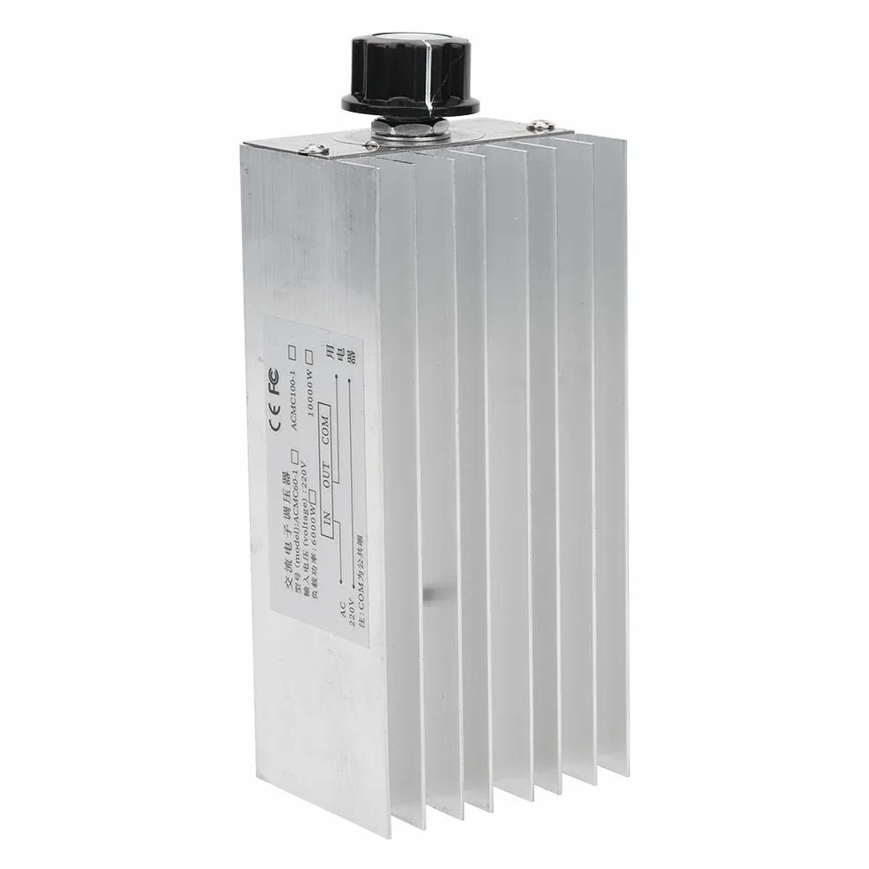 Regulator napięcia, 10000W ultra wysokiej mocy SCR regulator napięcia regulator prędkości termostat ściemniacza 220V/110V AC