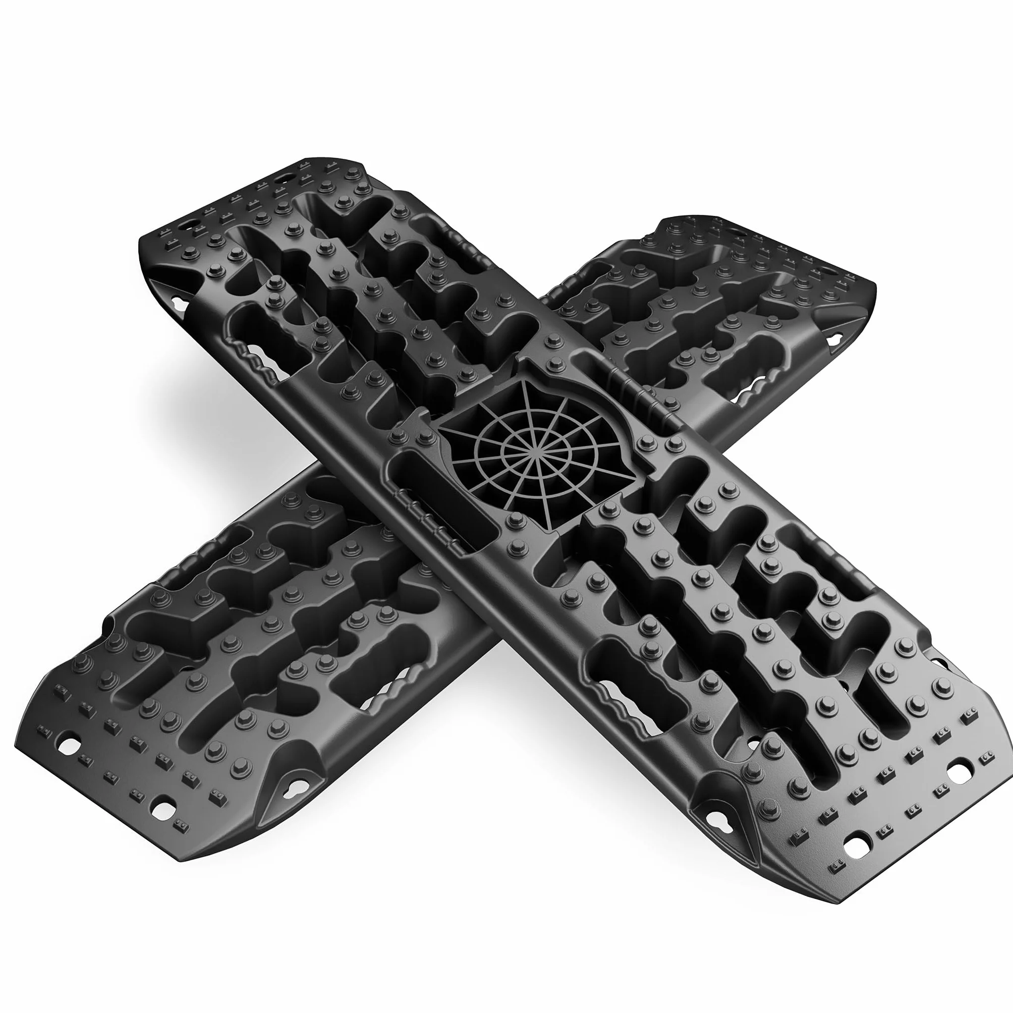 Wiltec Trapy piaskowe 1063 x 298 x 66 mm 2 szt do 10 t nośności czarne z torbą transportową