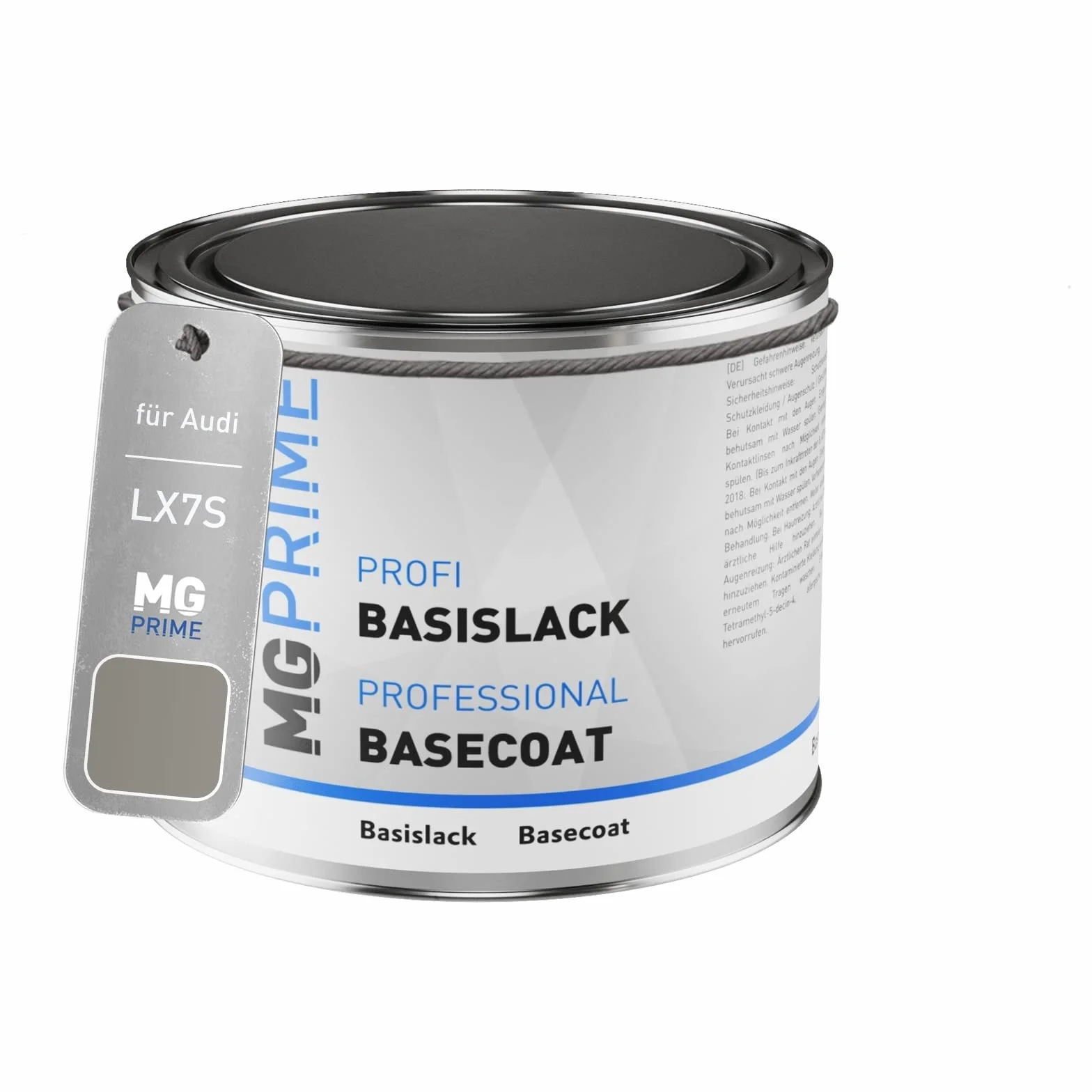 MG PRIME Lakier samochodowy Audi LX7S X7S Y0 Arktissilber Metallic 0,5 litra 500ml