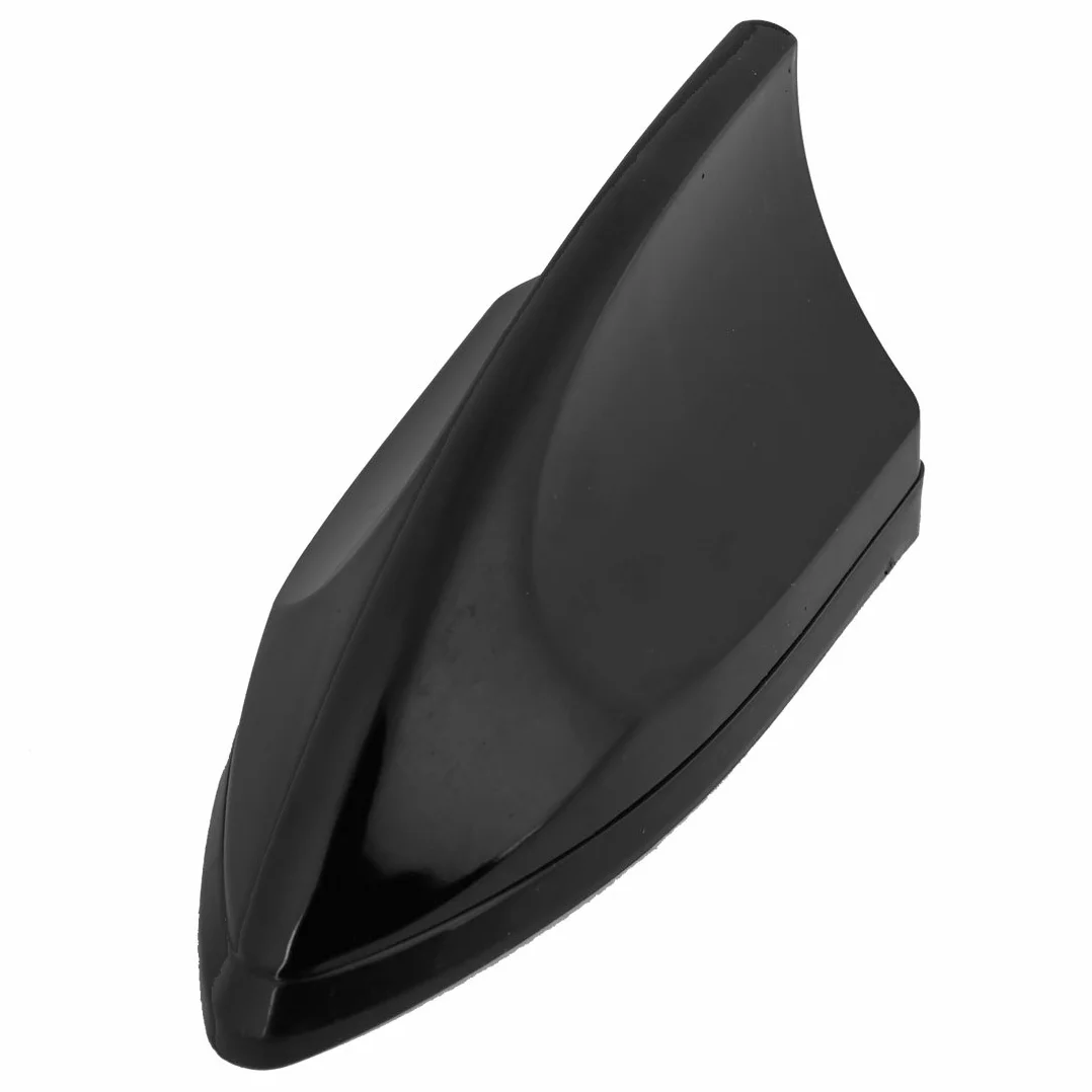Ruilogod Auto Car Roof Shark Fin w kształcie manekiny Antena Decor 13cm Black