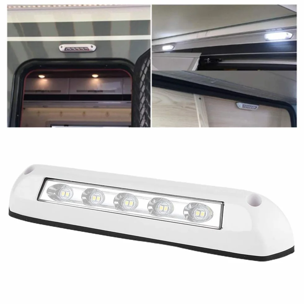 Wodoodporne światło RV, 12 V/24 V RV LED światło uniwersalne 8 W wodoodporne markiza ganek lampa bar samochód oświetlenie zewnętrzne