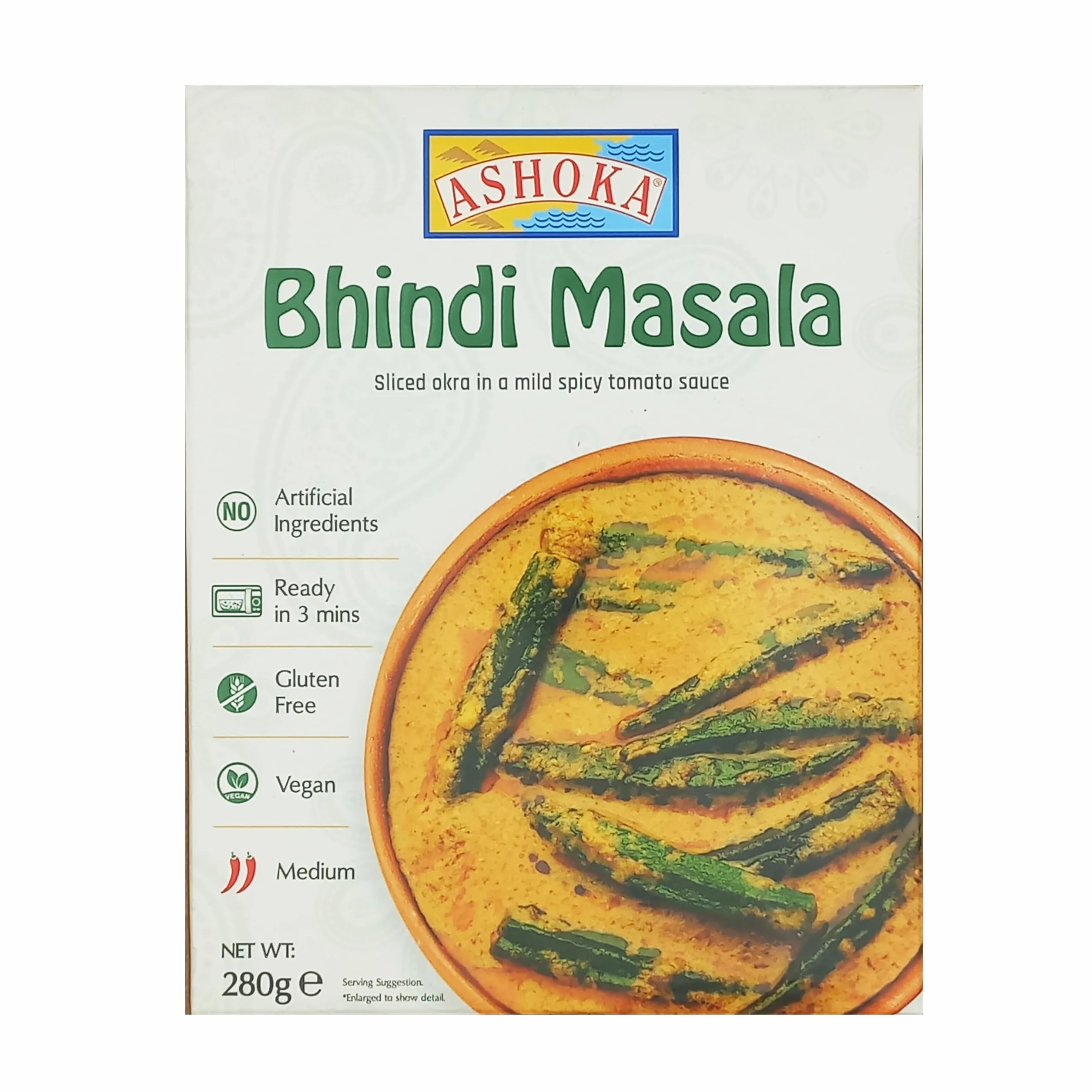 Ashoka Gotowe Indyjskie danie Bhindi Masala 280g