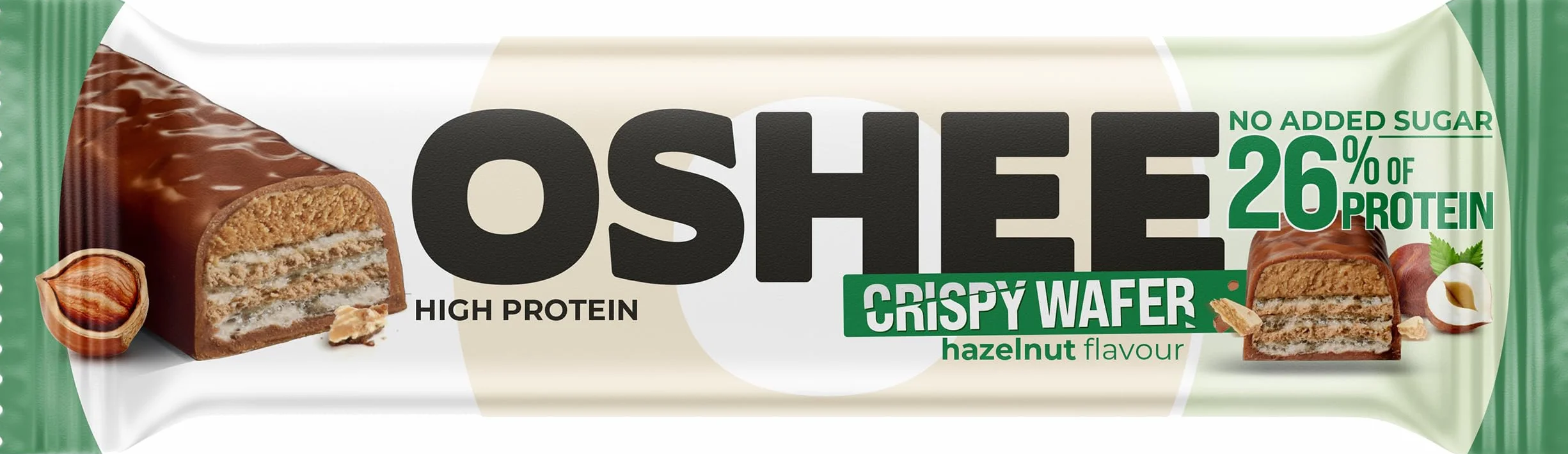 OSHEE Crispy bar chrupiący baton proteinowy orzech 37 g