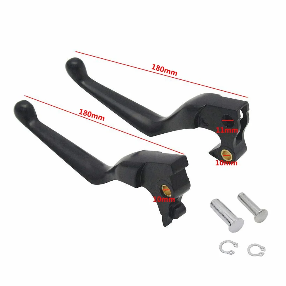 Black dźwignia hamulca aluminiowa dźwignia hamulca dźwignia sprzęgła do Harley Davidson XL Sportster 883 1200 XL883 XL1200 Forty Eight Seventy Two 2014-2020