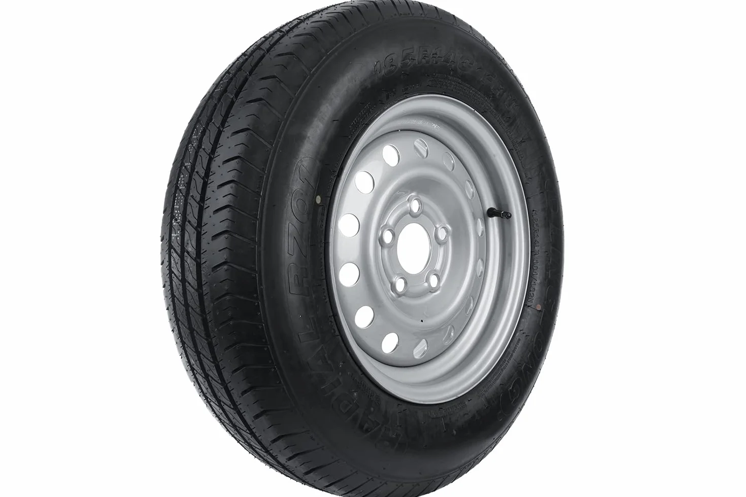 Kompletne koło do przyczepy 185/80 R14C 104/102N LINGLONG, opony z felgą 5,5Jx14 H2 5x112 ET30 UNITRAILER 14 cali wzmocnione