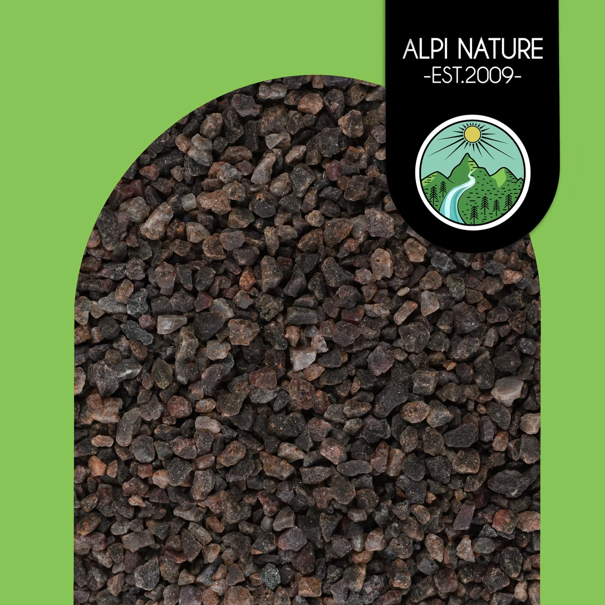 Alpi Nature Gruba Sól Kala Namak 500g, Naturalna Czarna Sól Kamienna Kala Namak Gruba
