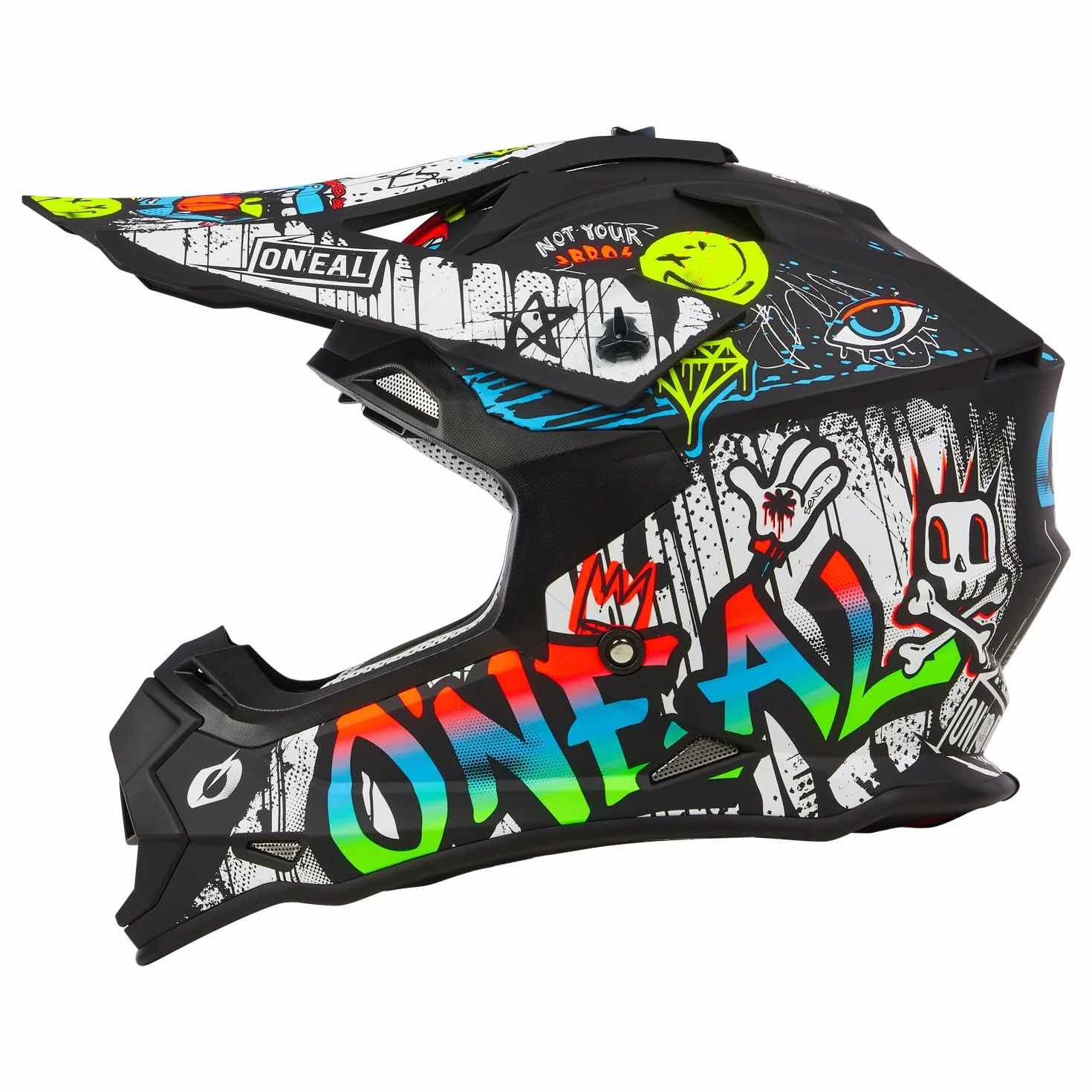 Kask O'Neal 2Srs Rancid Czarno/Biały S (55/56 Cm)