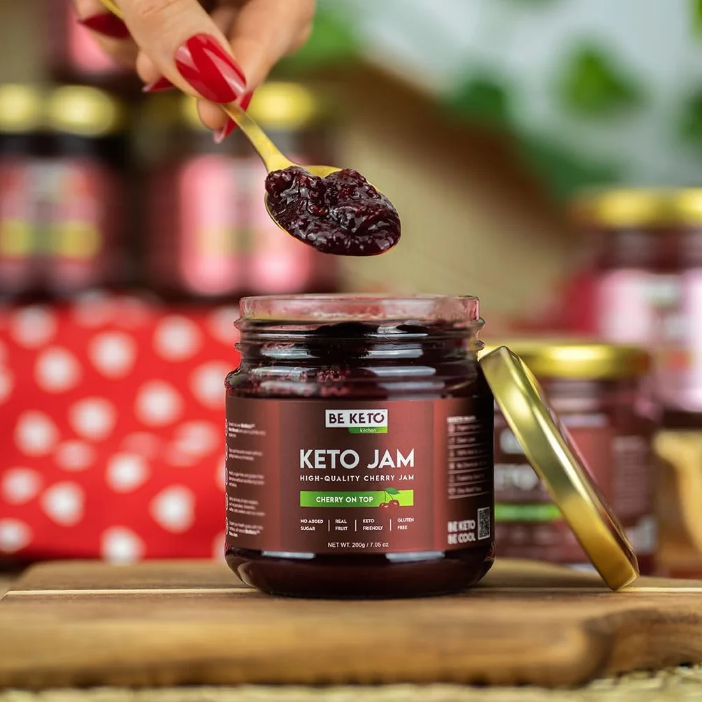 Keto Dżem Topowy Wiśniowy 200g