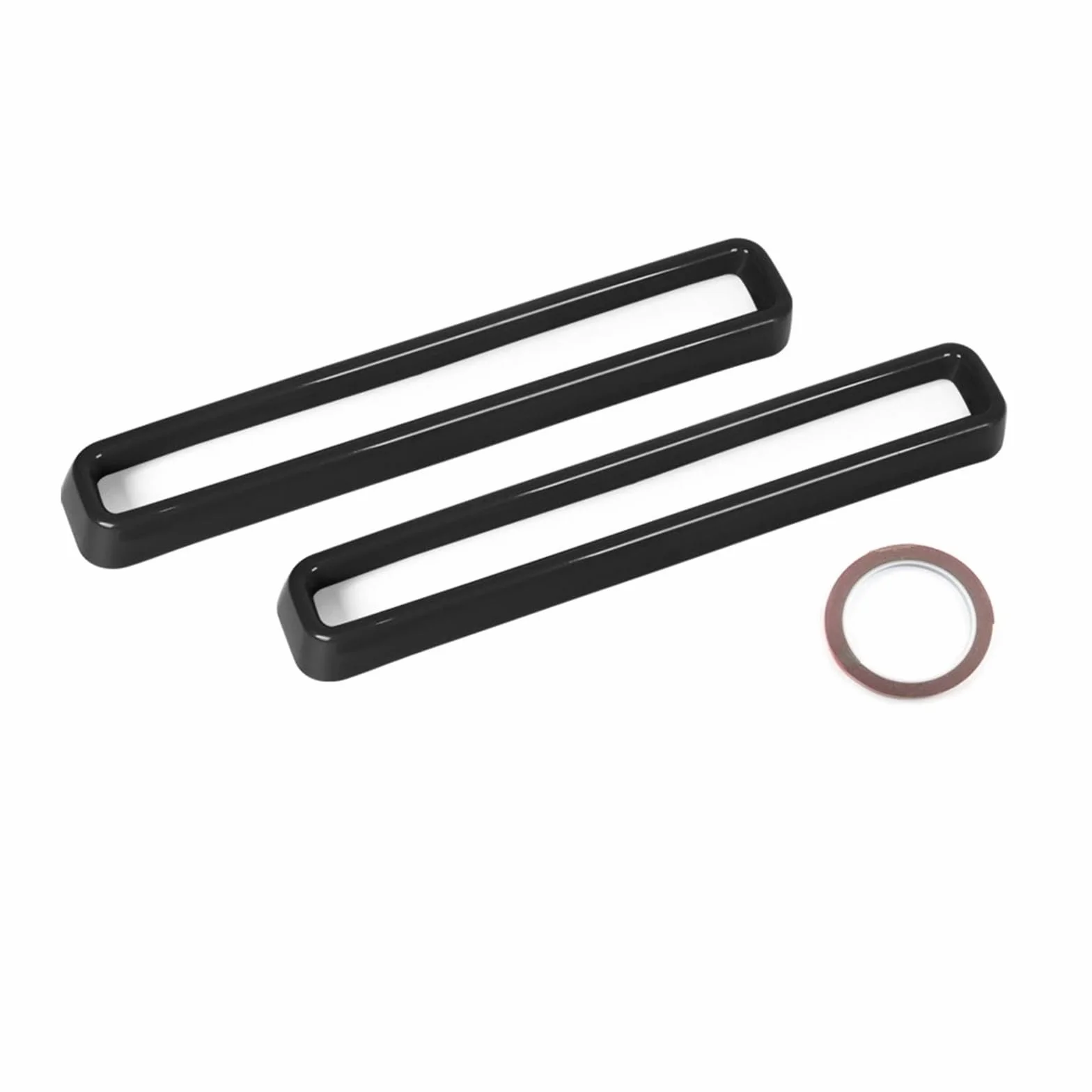 2 sztuki przednich wkładek do grilla, osłona, pasujące Dodge Challenger 2015-2022, czarny, czerwony, niebieski, żółty atrapa radiatora(Black)