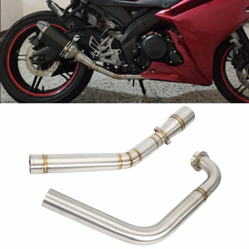 KIMISS Rura łącząca środkowa wydechu do YZF R15 i MT-15 2008-2017 | Kompatybilna z tłumikiem | Wysoka jakość