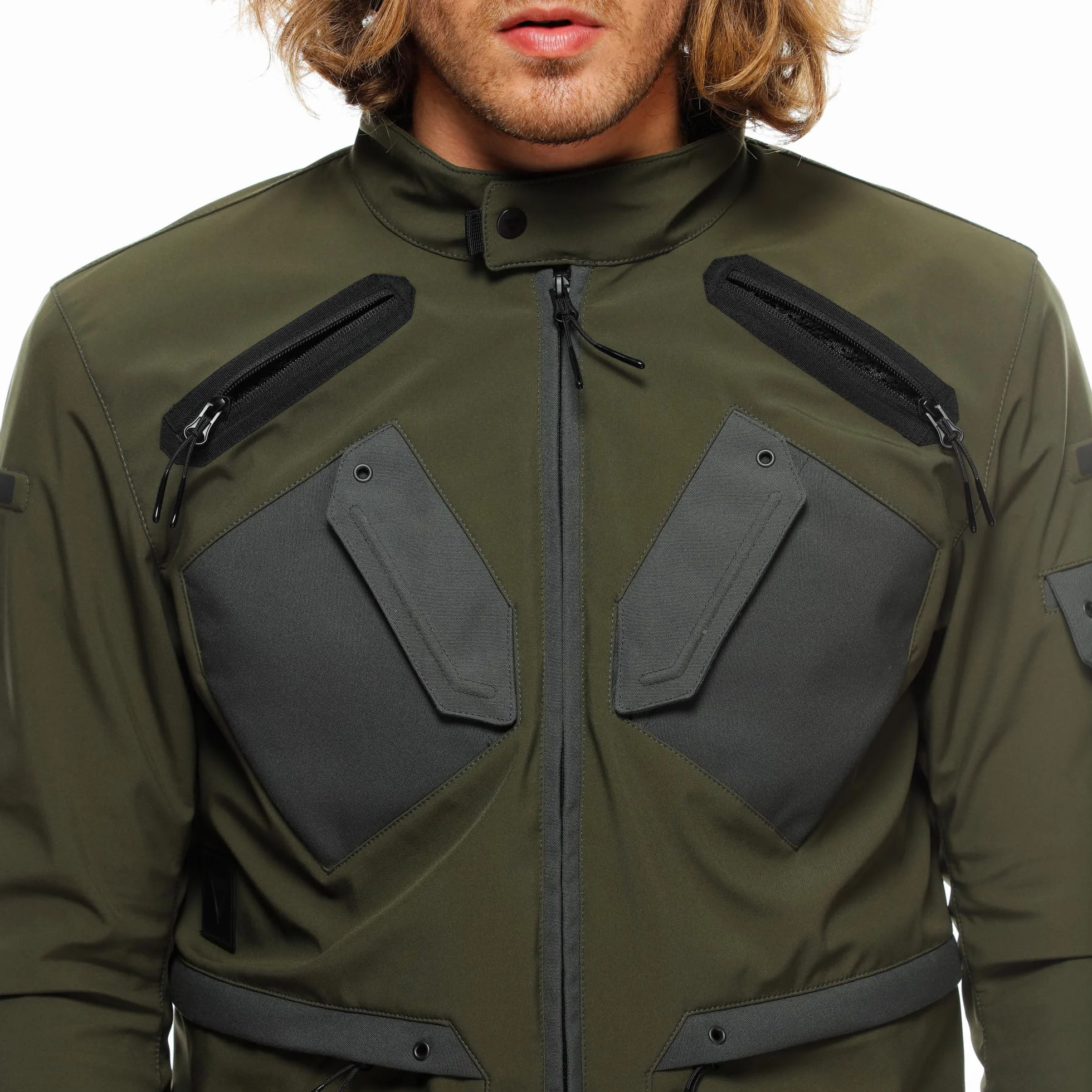 Dainese Kurtka motocyklowa Urban, ze zdejmowanymi ochraniaczami, wentylowana tkanina Mężczyźni Lario Tex Jacket