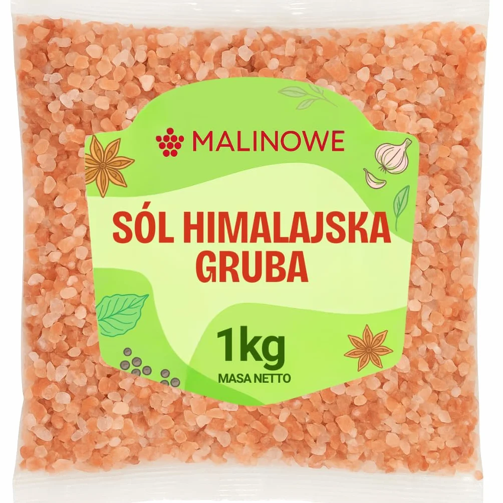 Sól Himalajska Gruba 1kg Różowa