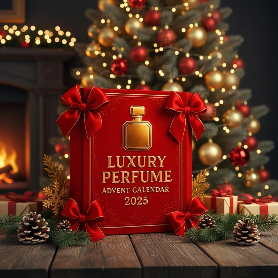 Luksusowy kalendarz adwentowy z perfumem, 2025 aktualizacja 24-dniowy akrylowy zestaw prezentowy do perfum, 24 dni designerskich zapachów dla kobiet i mężczyzn – luksusowy zestaw prezentowy na święta