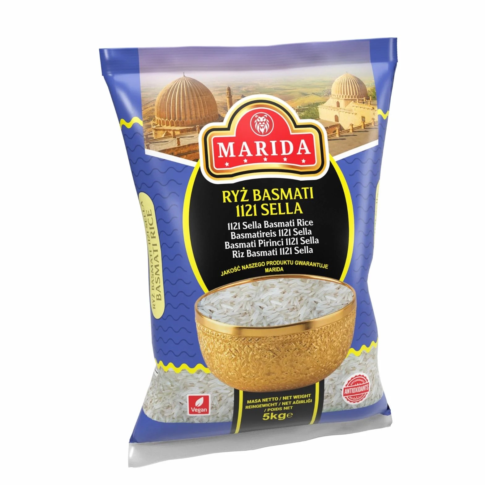 Marida Ryż Basmati 1121 Sella Długoziarnisty Aromatyczny 5 kg