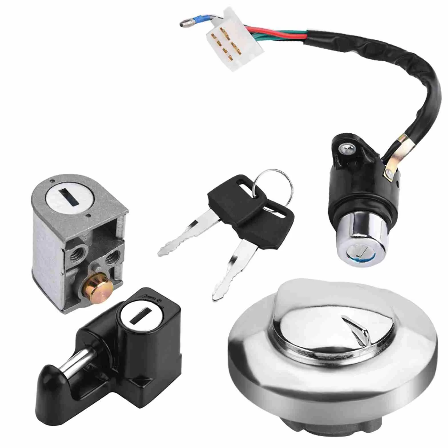 motocykl wyłącznik zapłonu korek paliwa blokada siedzenia klucze do Honda CMX250 Rebel 1985-2014 CA1252014