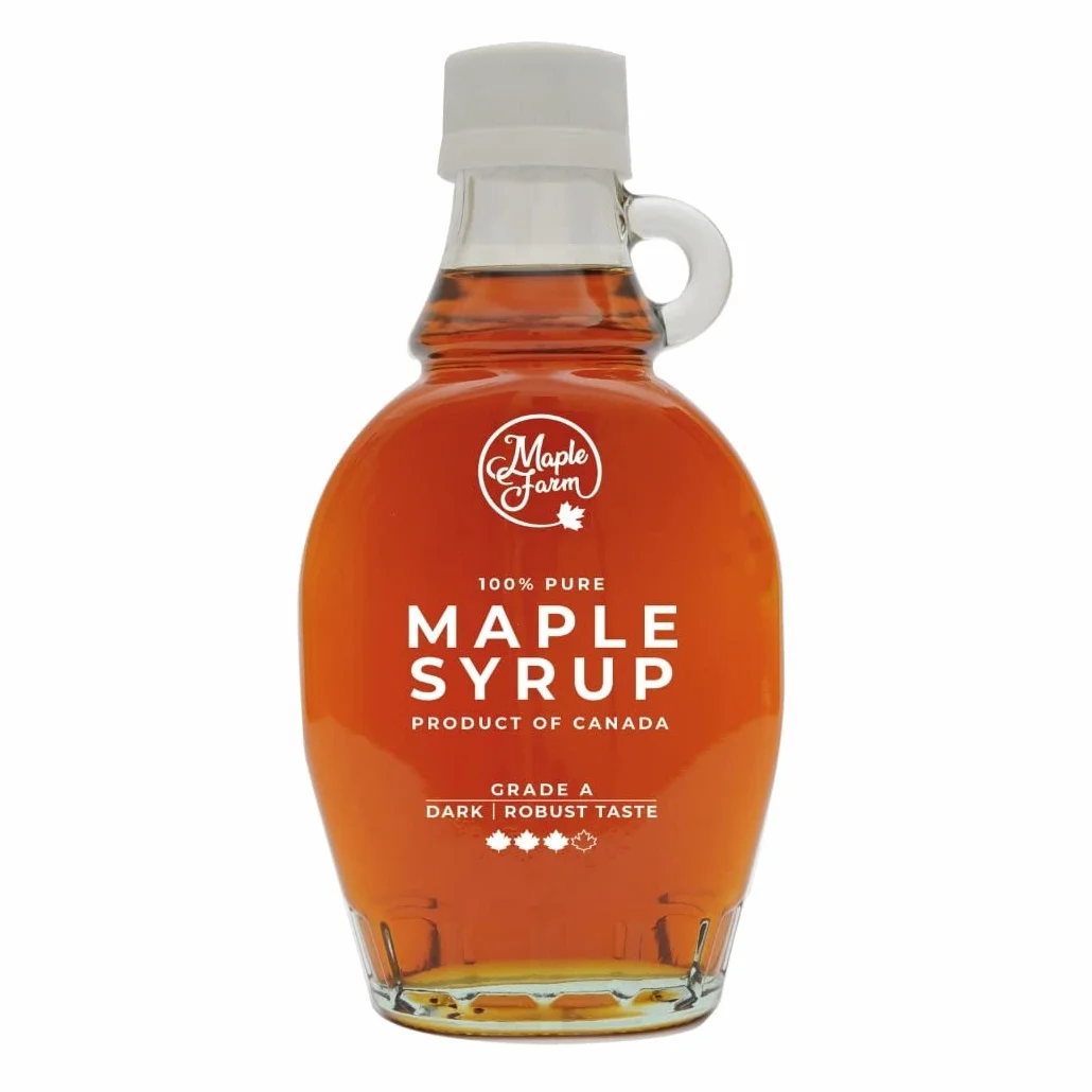 MapleFarm Czysty syrop klonowy Pakiet odmian 4 x 189 ml Gold Amber Dark Very Dark
