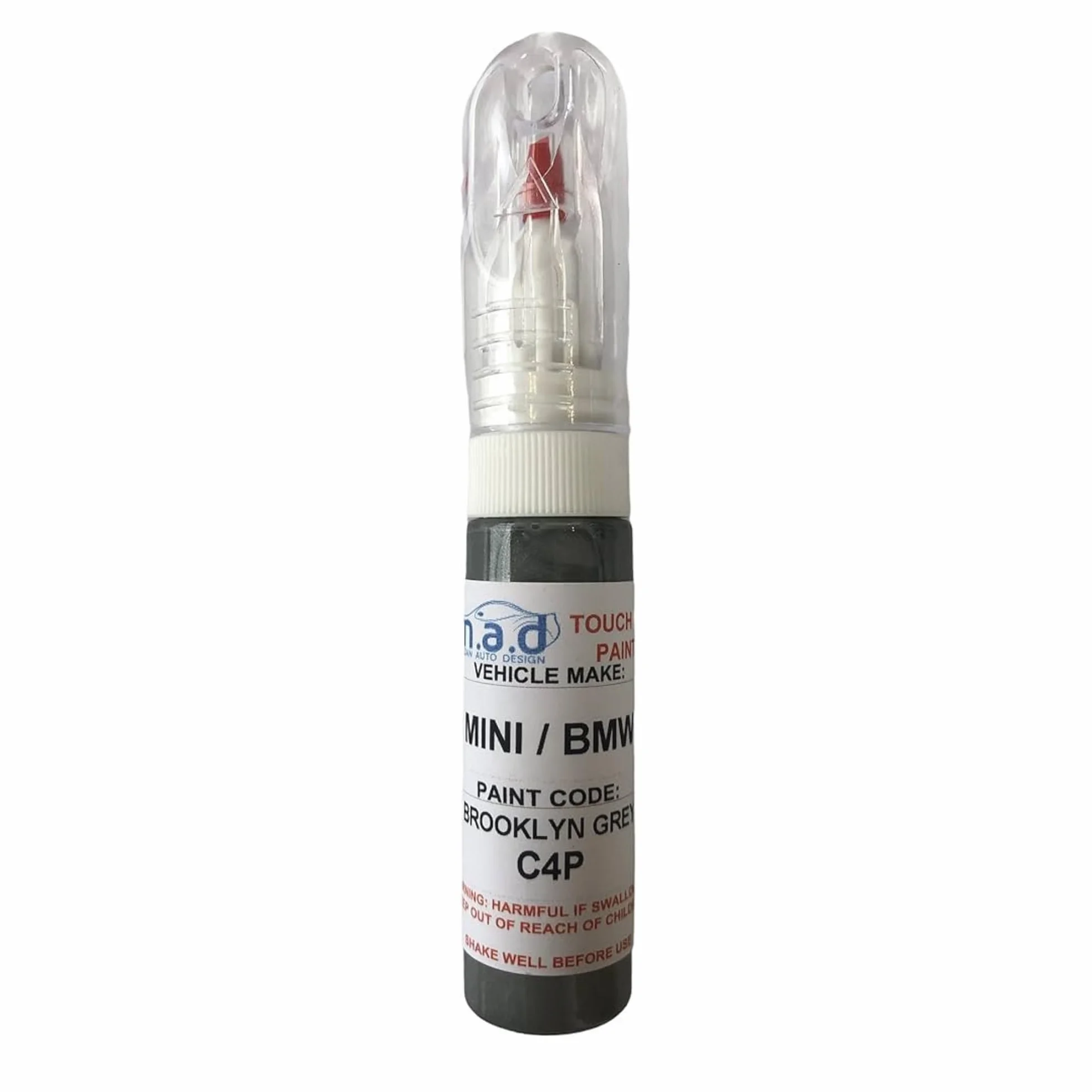 Dotknij lakieru samochodowego 20 ml długopis do mini / BMW BROOKLYN SZARY C4P (po prostu malowanie)