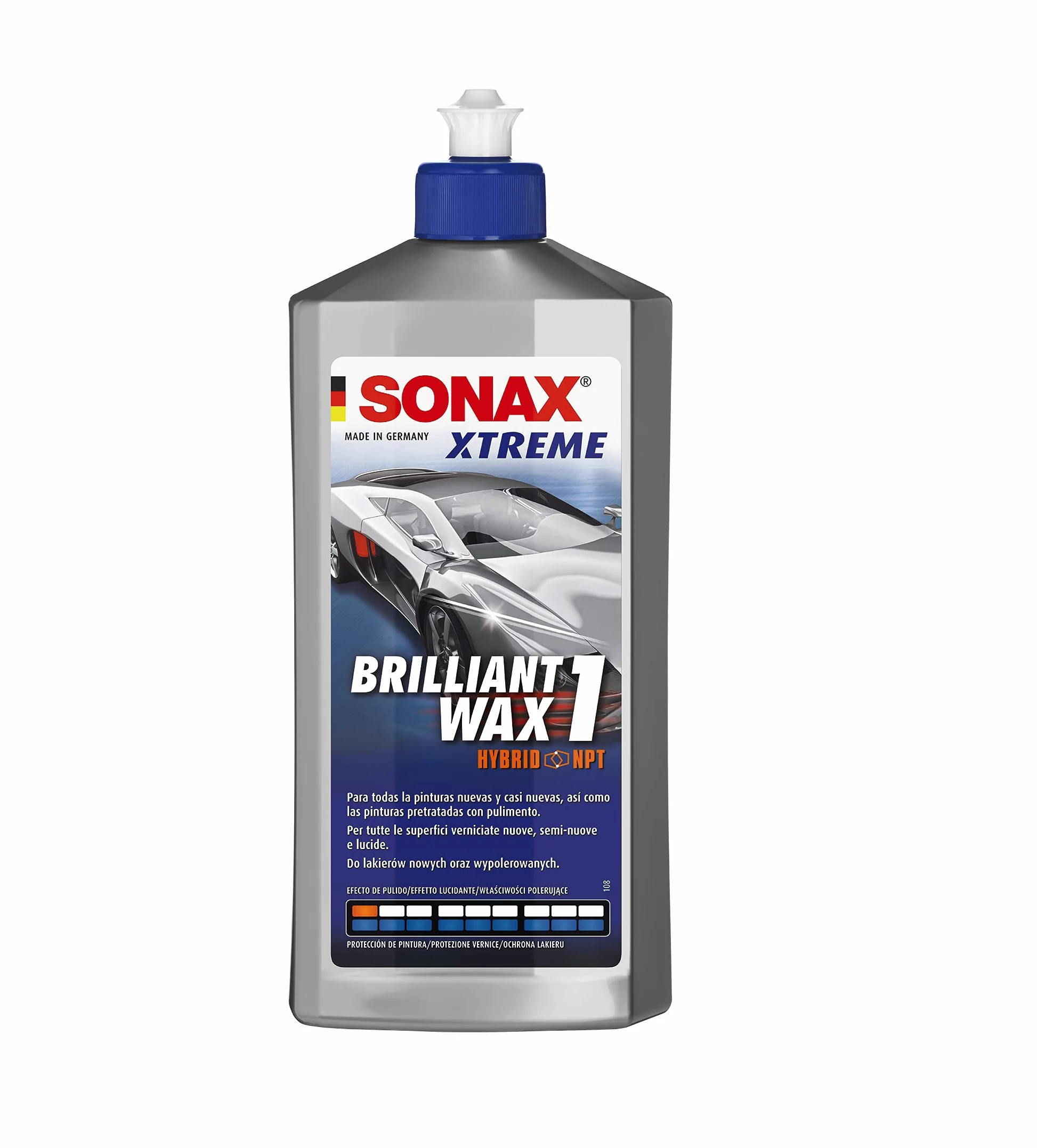 SONAX 02012000-820 BrilliantWax, szary