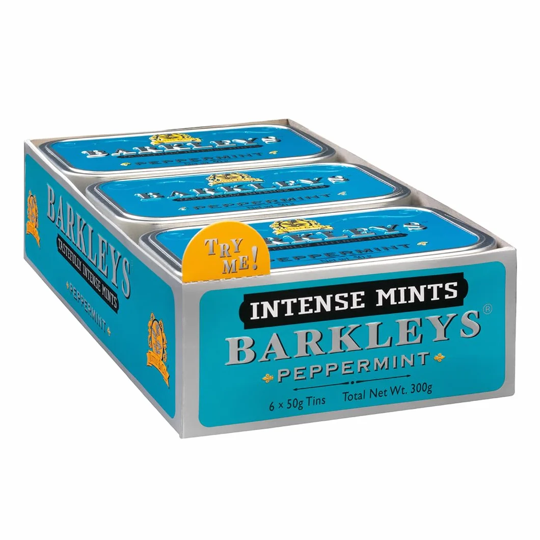 Barkleys Classic Mints - mięta pieprzowa, 6 tusz, 6 sztuk (6 x 50 g)