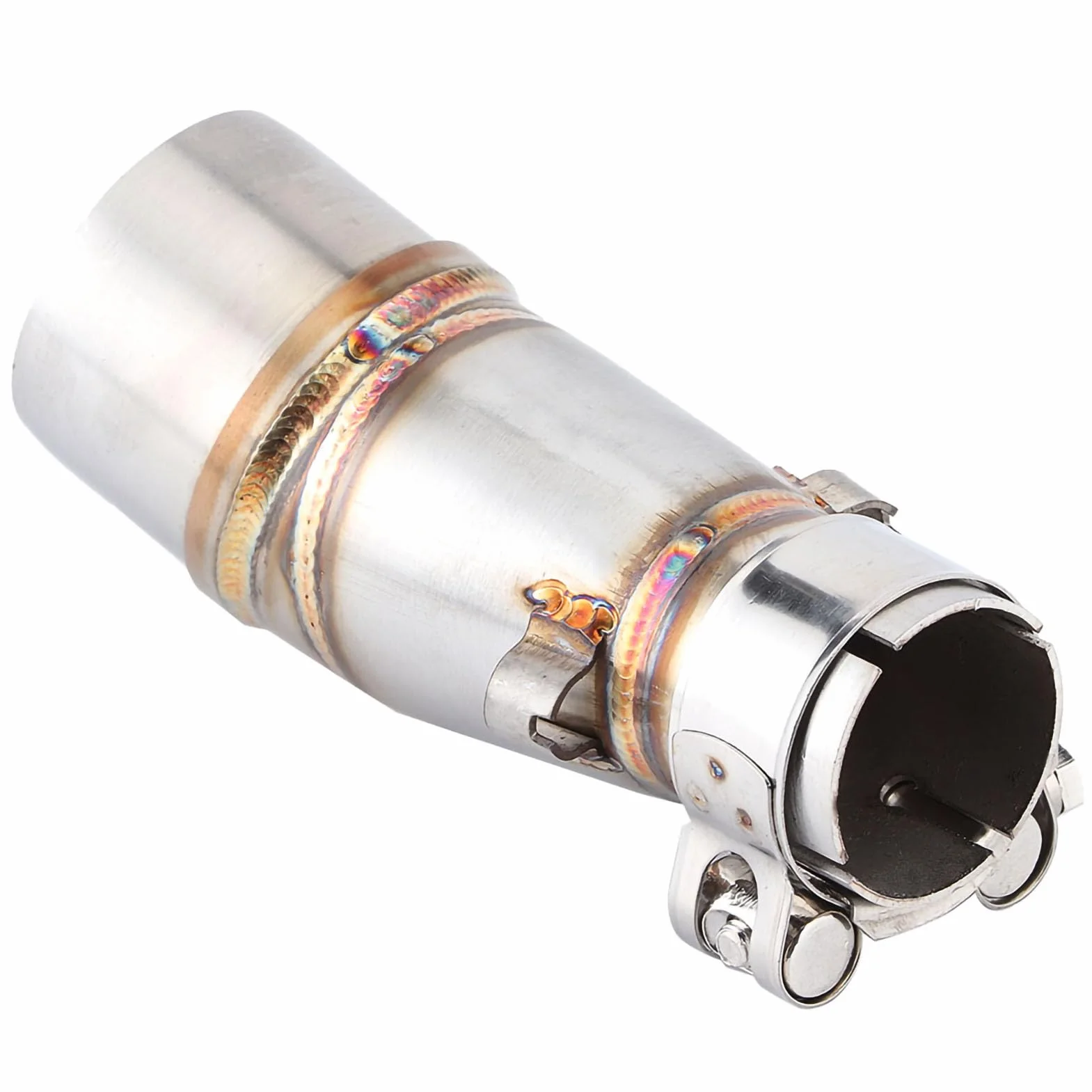 KIMISS Rura łącząca do tłumika motocyklowego for Z250 250 (2013-2016) | Średni łącznik do systemu wydechowego | Kompatybilny z slip-on