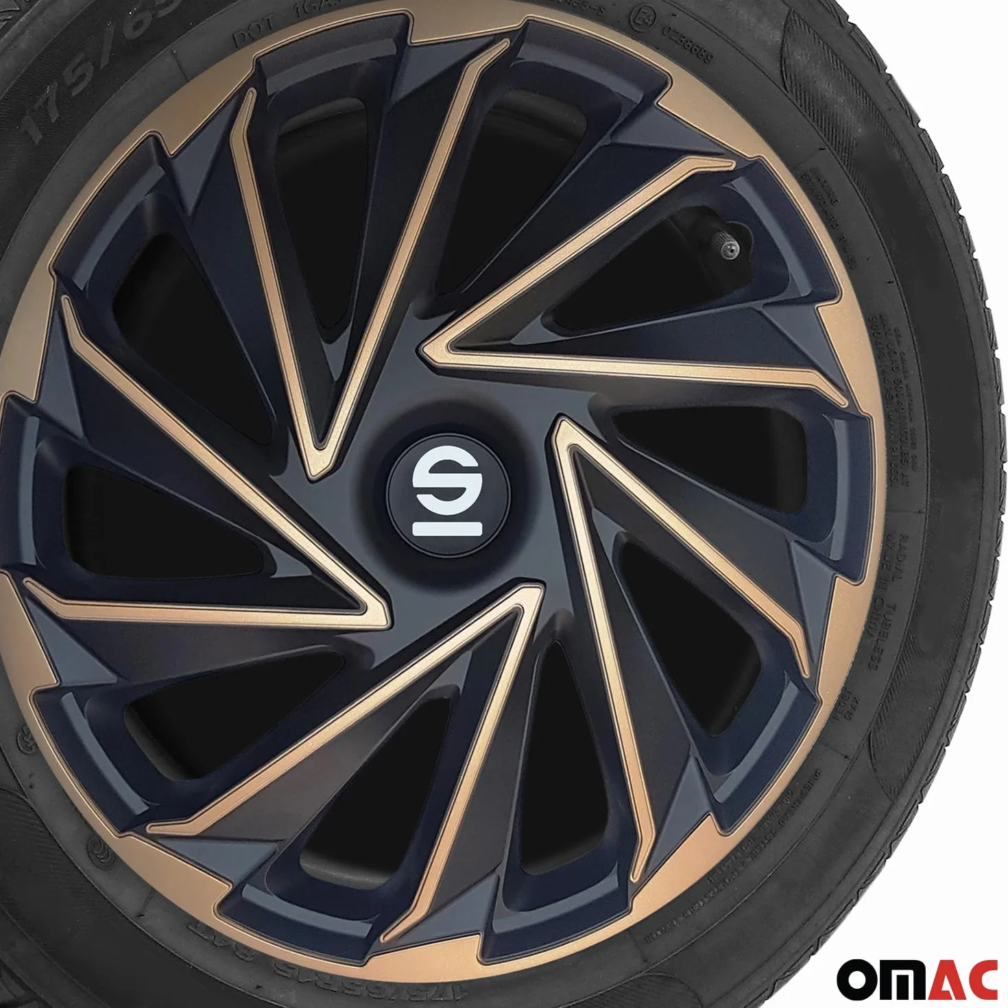 Sparco Radzierblenden Varese - 15-Zoll - Gold/Czarny - Satz z 4 Sztuka