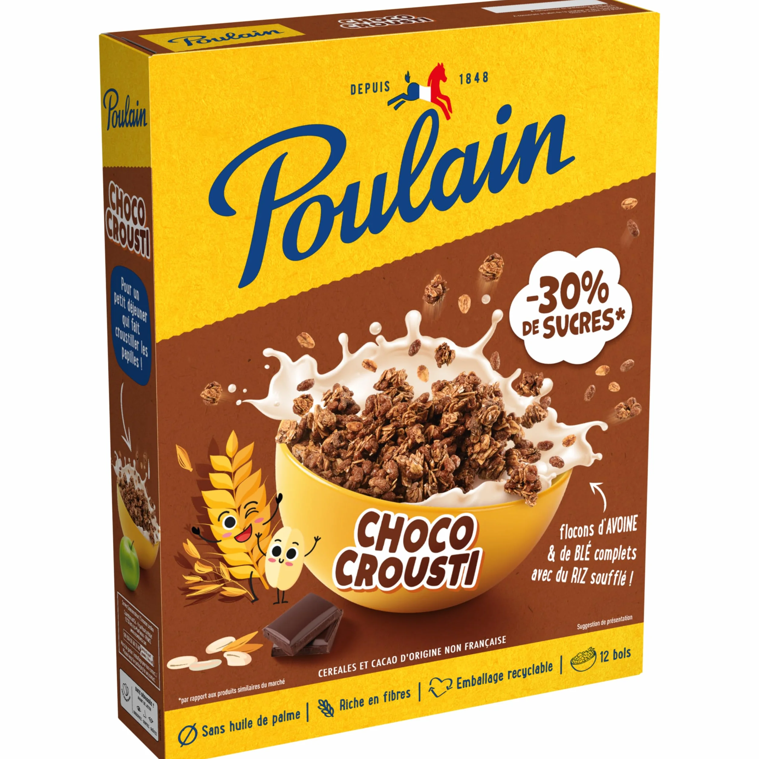 POULAIN Choco Crousti 375g