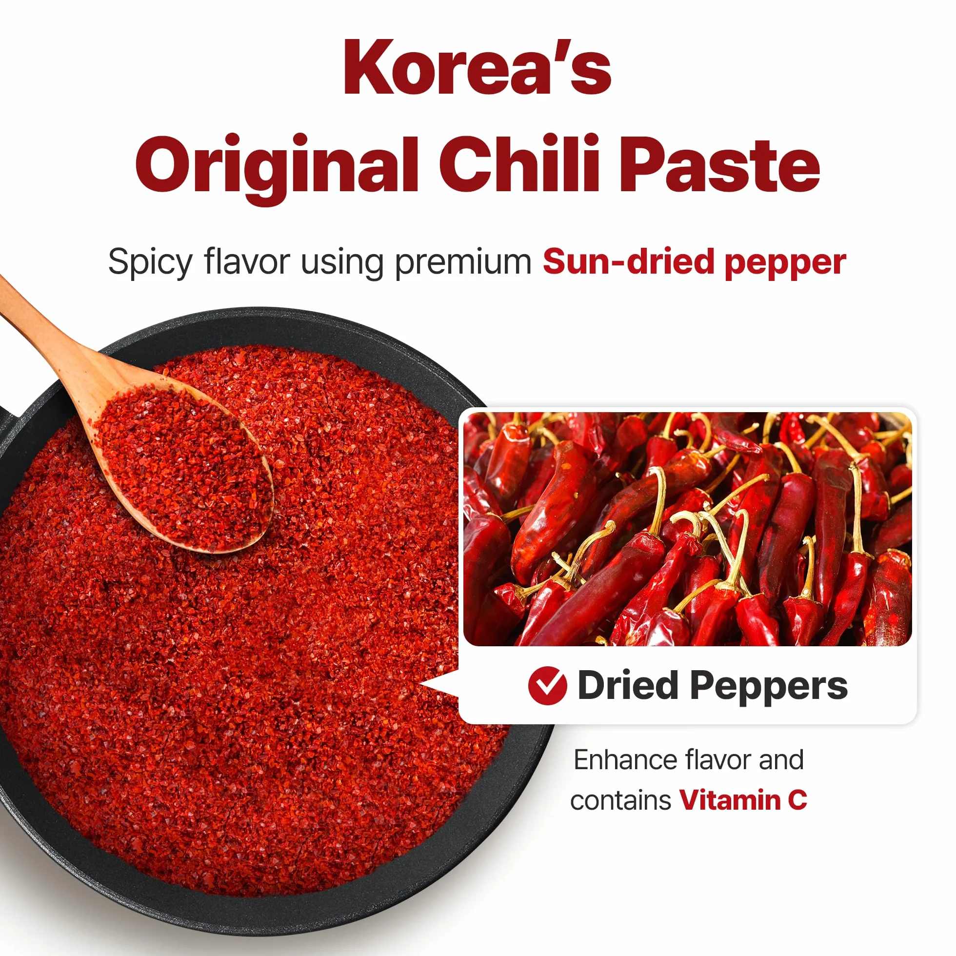 Sempio Gochujang wegańska pasta z ostrej papryki koreańska 500 g