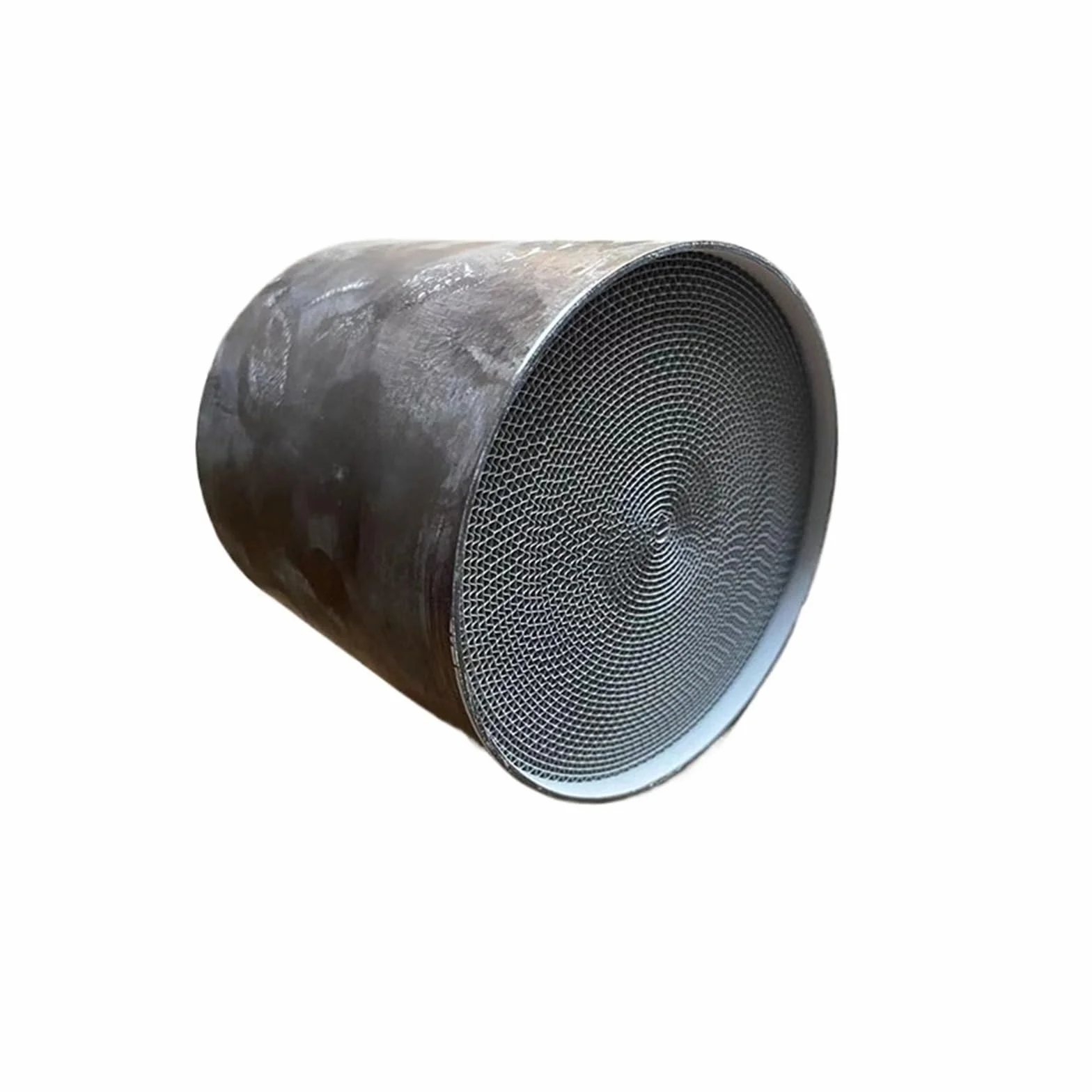 3,93 Cala Trójdrożny Katalizator Samochodowy 100 * 100MM Euro 4 Uniwersalny Metalowy Rdzeń Nośny 600Cpsi Uniwersalny katalizator z wlotem/wylotem