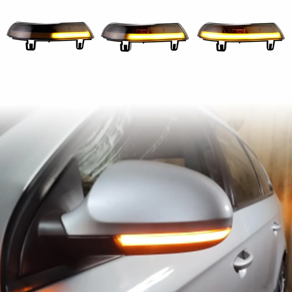 sekwencyjny kierunkowskaz LED dynamiczne światło kompatybilne z VW Golf 5 GTI V MK5 Je-tta Pas-sat B5.5 B6 R36 R32 Eos Sha-ran Su-perB