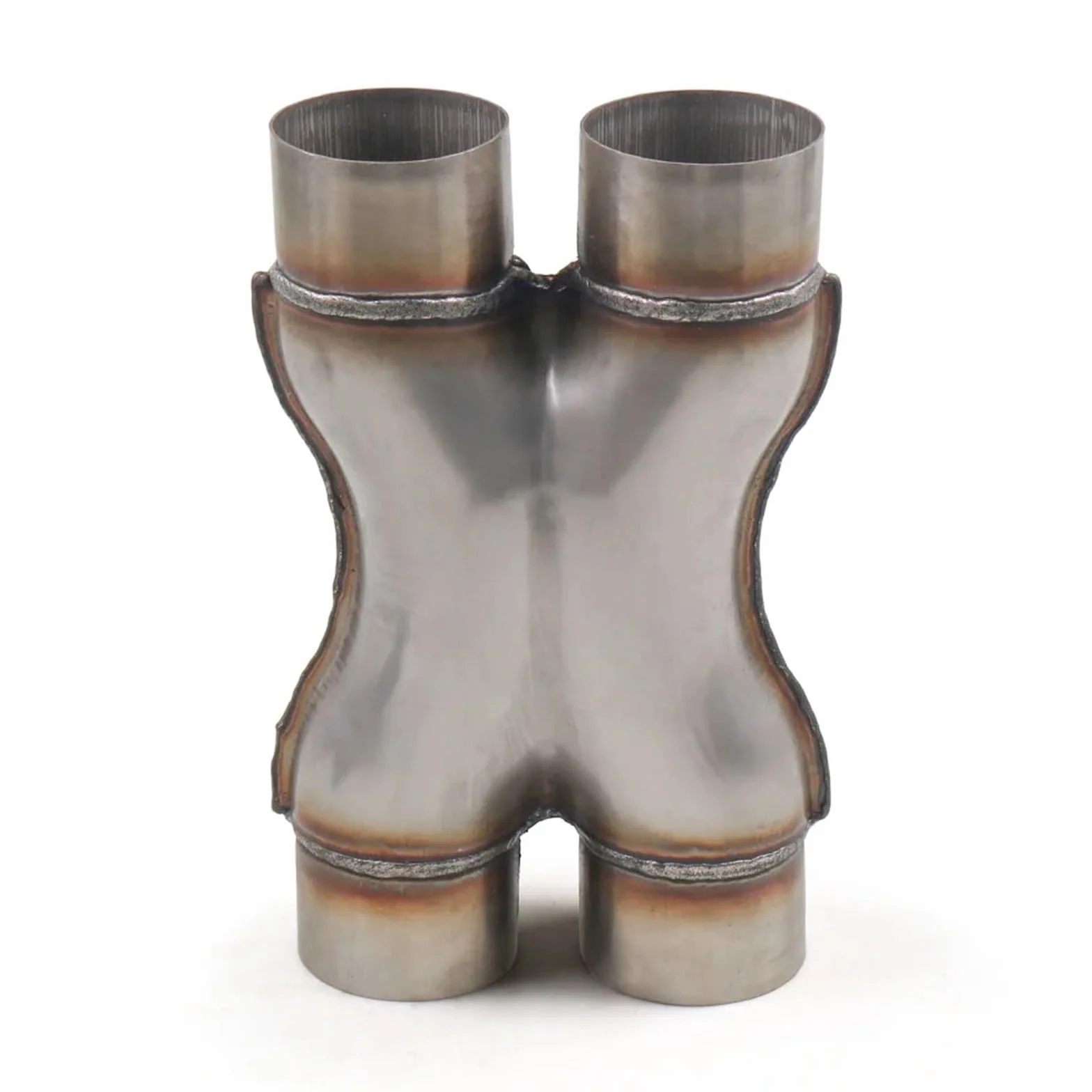 rura wydechowa stalowy wąż Samochód X-PIPE 2,25'' 2,5'' 3'' Wejście/Wyjście | Układ wydechowy samochodu X-pipe Uniwersalna końcówka tłumika ze stali nierdzewnej Czterokierunkowa rura wydechowa(3inch)