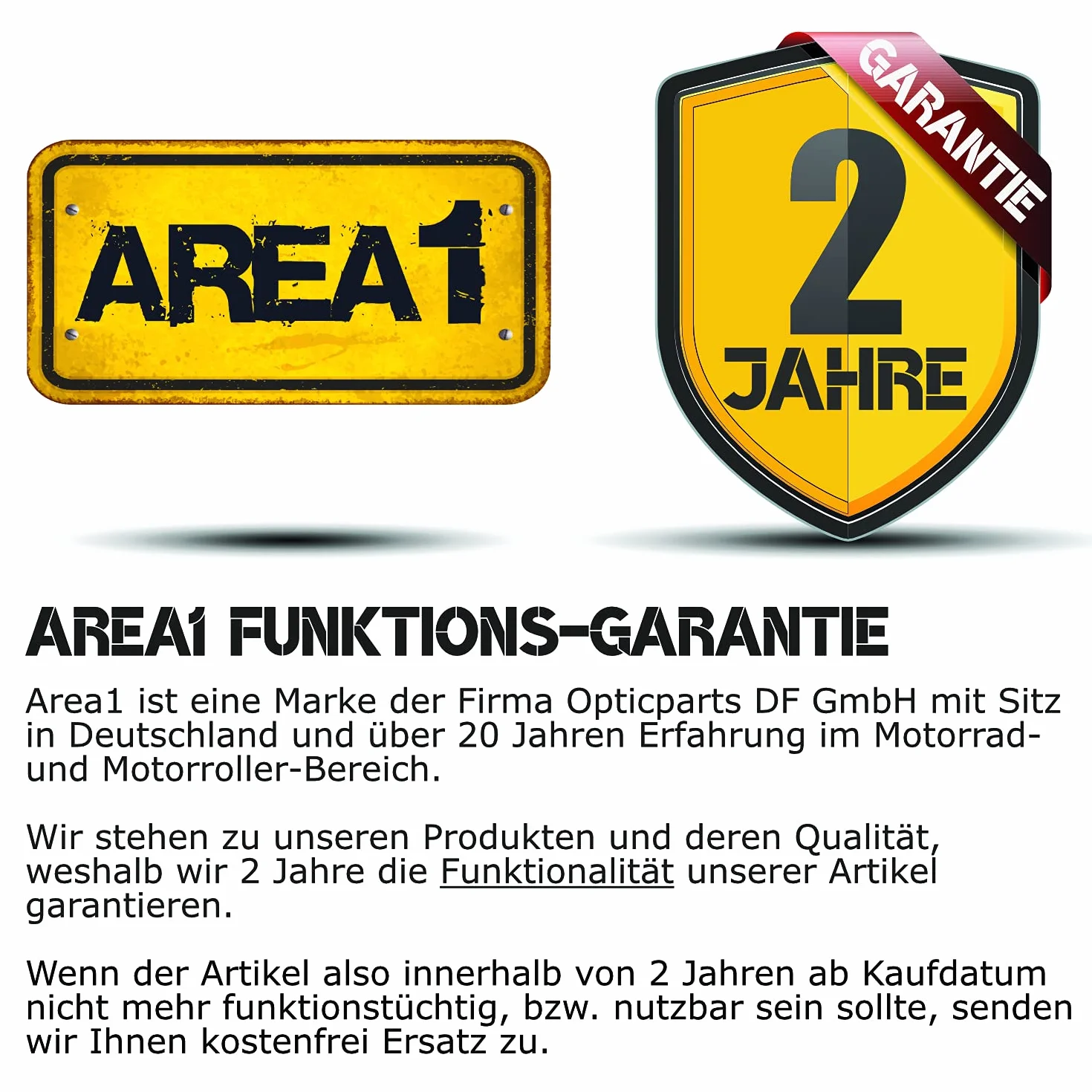Area1 System alarmowy na skuter motocyklowy Easy 2 Fit łatwy montaż / 12 V/uniwersalny / 2 piloty radiowe / 125 dB/ochrona przed kradzieżą kompatybilny z