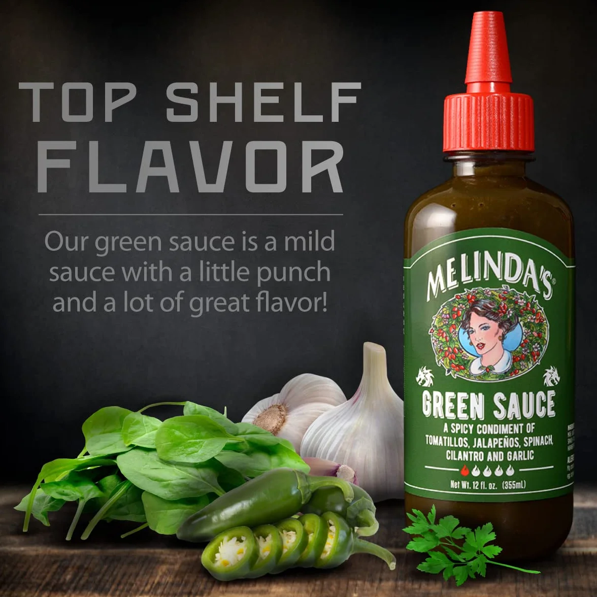 Melinda's Zielony sos pikantny pomidor jalapeno 355ml