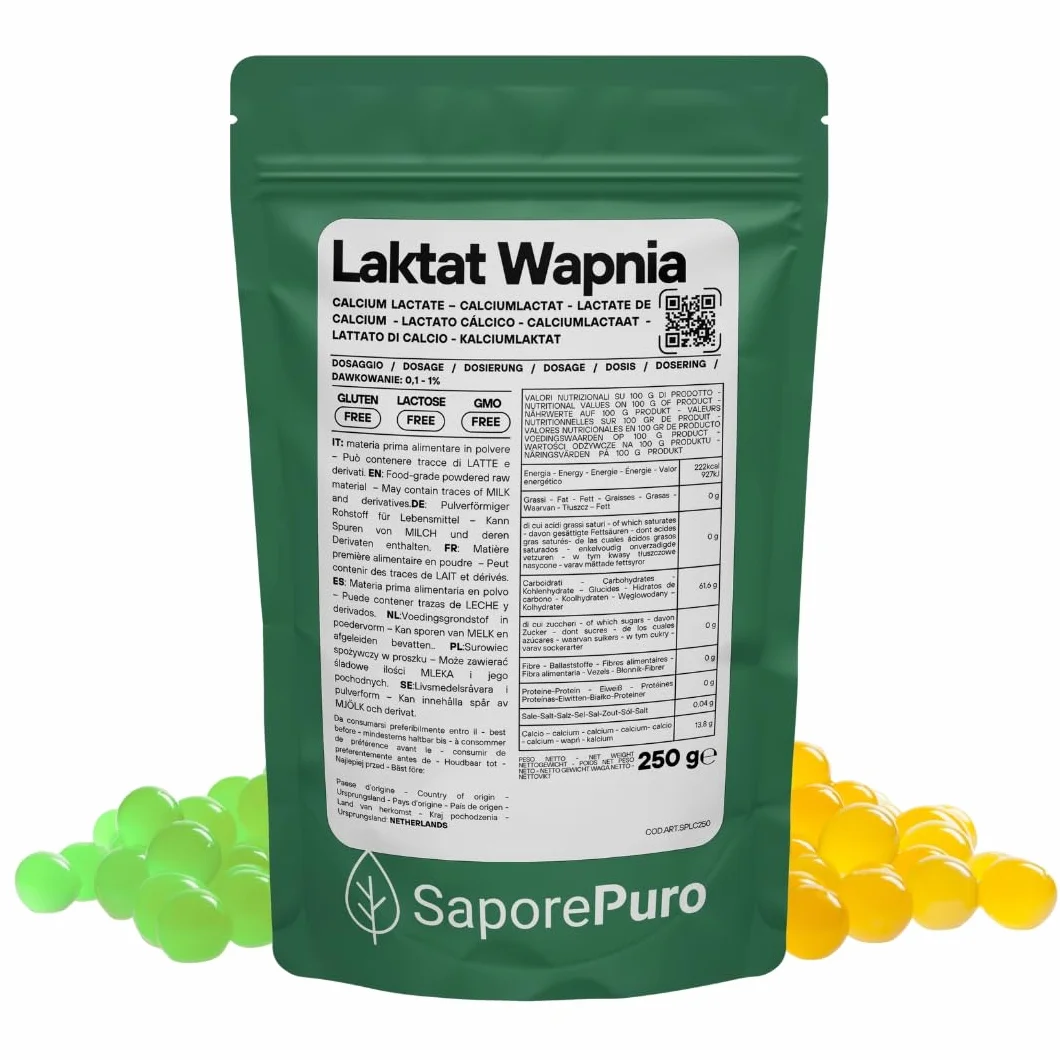 Saporepuro Mleczan wapnia w proszku 250 gr