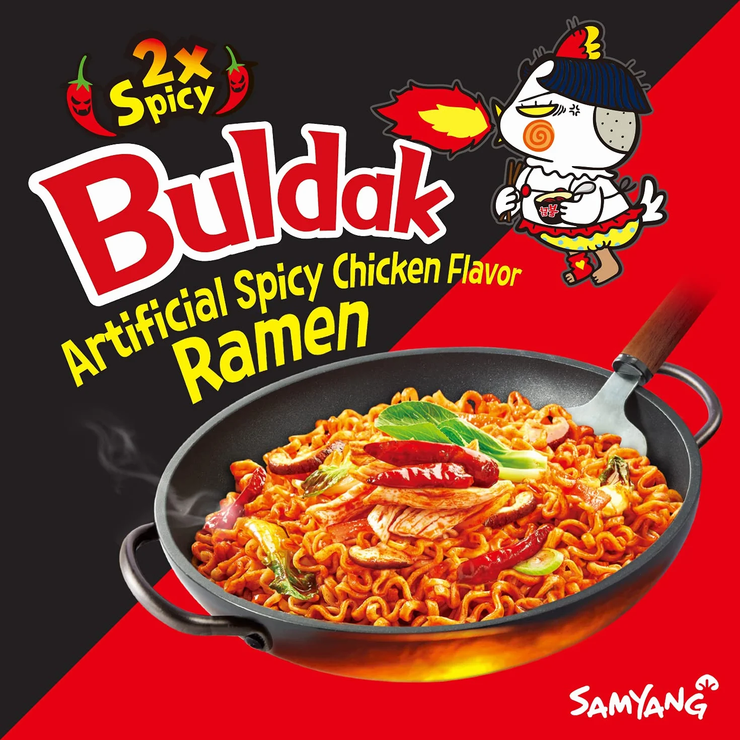 Samyang Bulldark kurczak smażony makaron, (5 x 140 g)