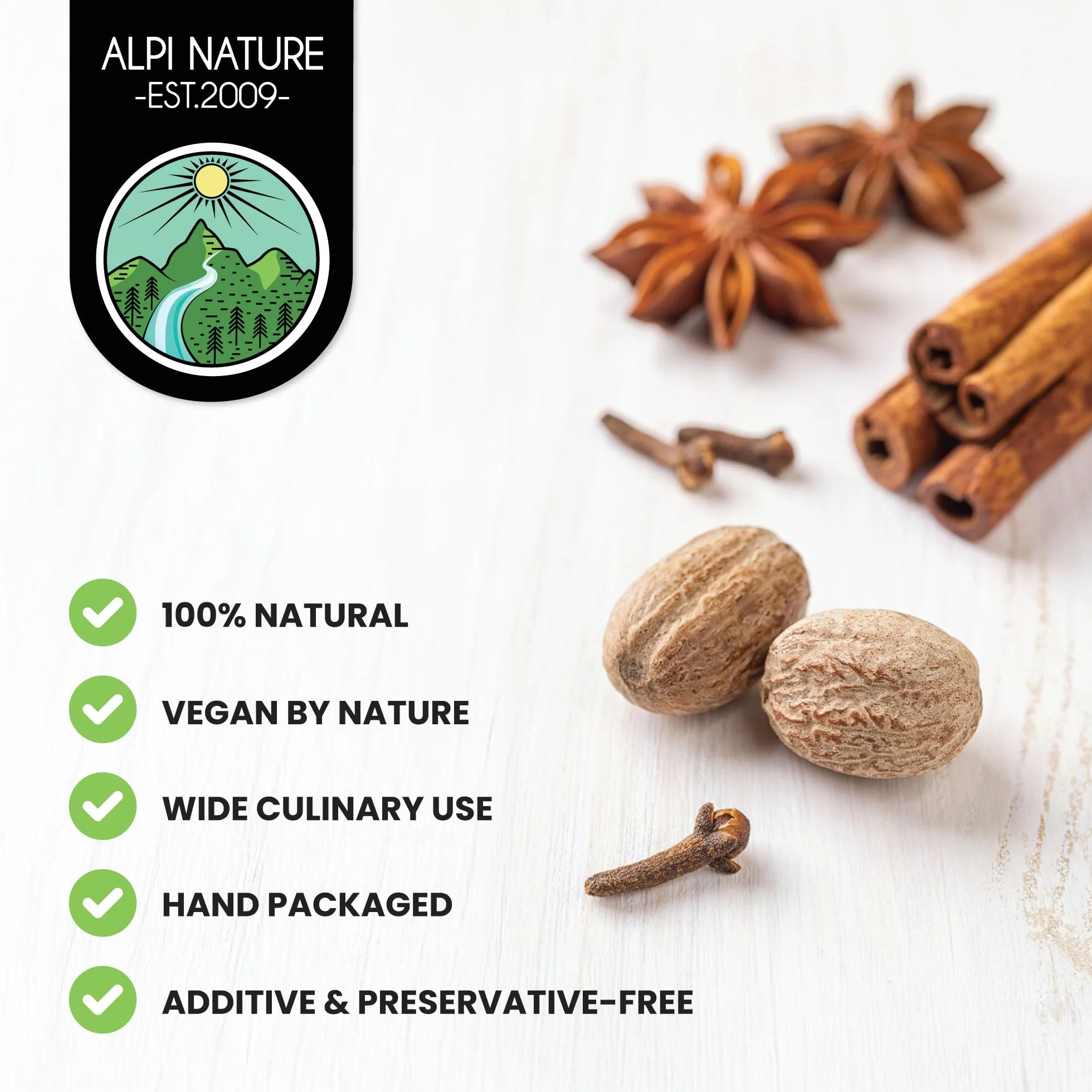 Alpi Nature Proszek Cynamonowy 500g, Mielona Kora Cynamonu Cassia