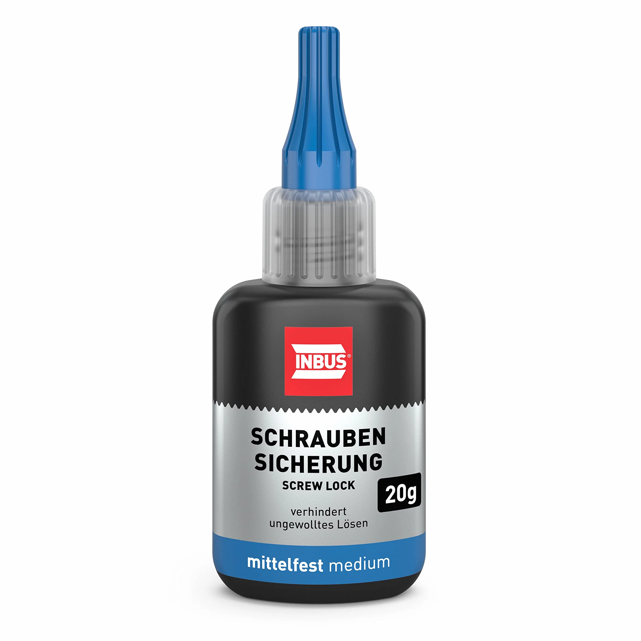 Inbus 79560 Zabezpieczenie Śrubowe, Niebieski, 20 g