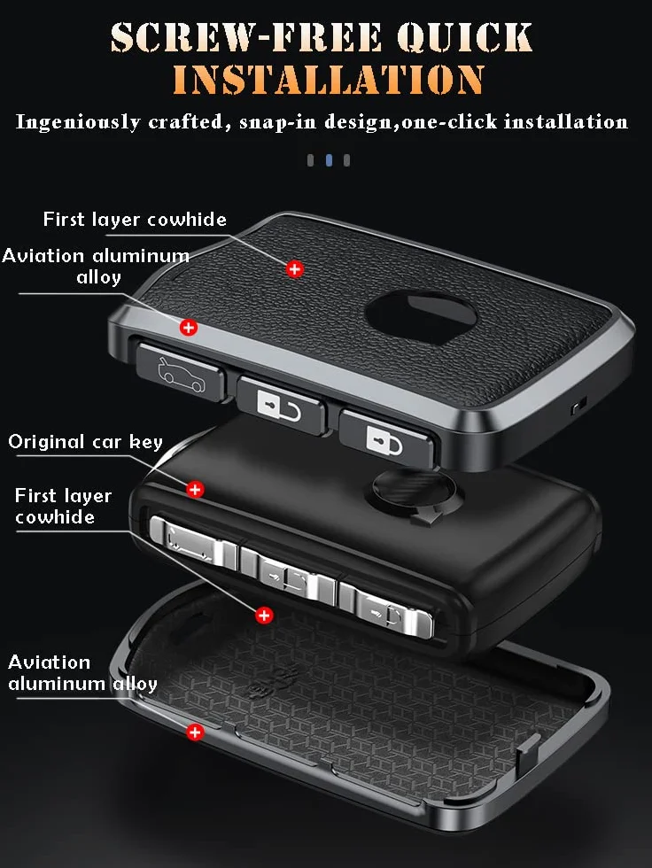 Etui na klucze pasuje do Volvo Smart etui ochronne do Volvo XC60 XC70 XC90 C30 S60 S80 S90 V60 V70 V90 pudełko na klucze skóra boczne przyciski białe