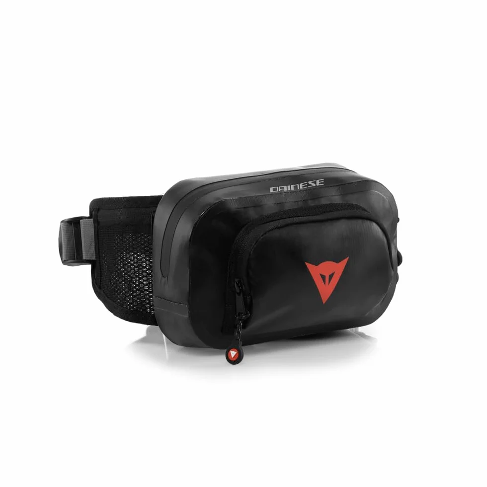 Dainese - Explorer Waist Bag 1.8L, wodoodporna saszetka biodrowa, dla mężczyzn i kobiet, czarna, Czarny (Black), Wodoodporna saszetka nerka