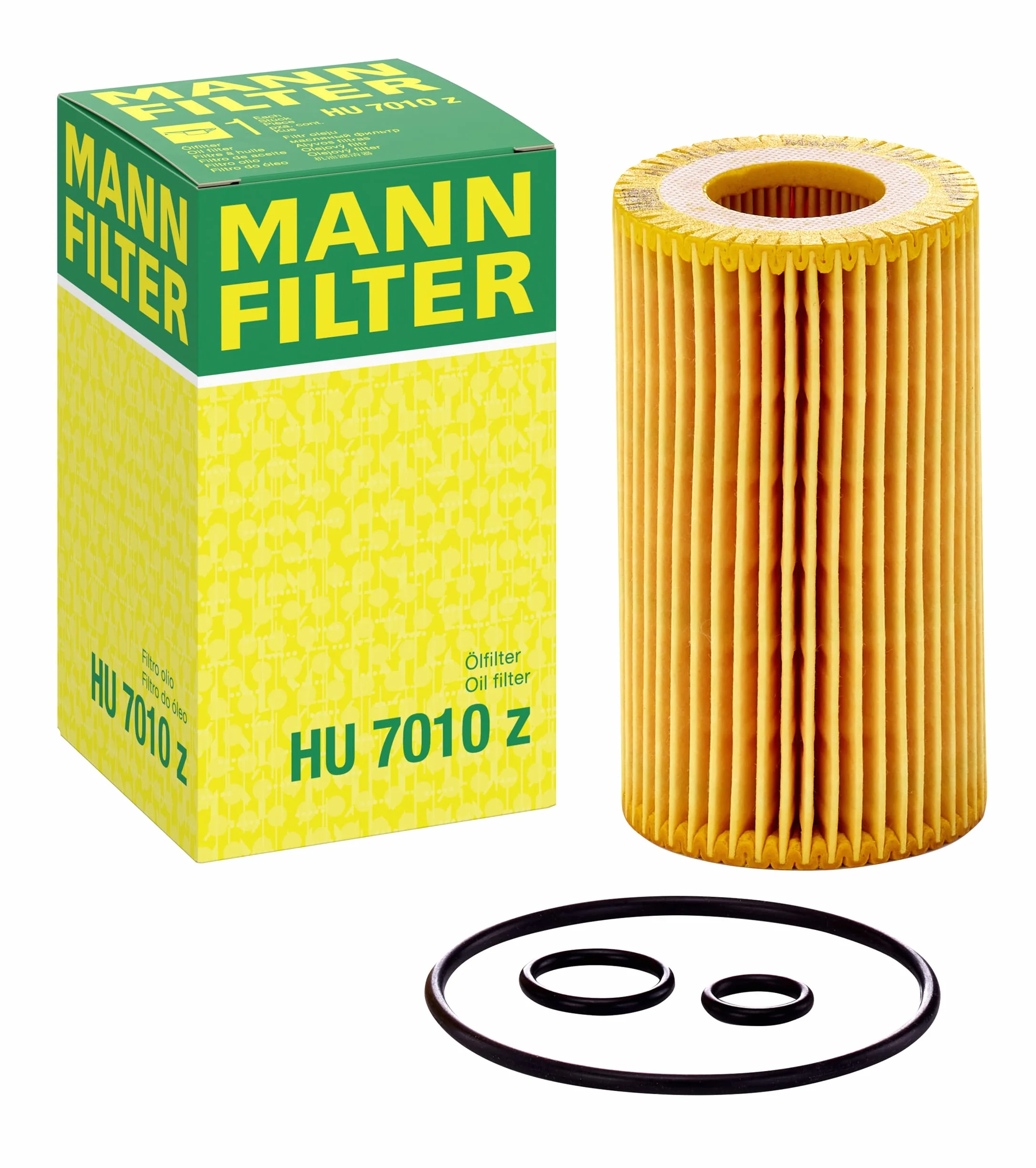 MANN-FILTER, HU 7010 z Filtr olejowy | Dla Samochody osobowe, Maksymalna filtracja, Ochrona silnika, Wysokiej jakości uszczelnienie, Oryginalna jakość OE