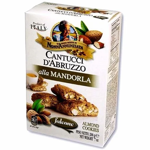 Cantucci z migdałami ciasteczka włoskie Mandorle 200g - Falcone