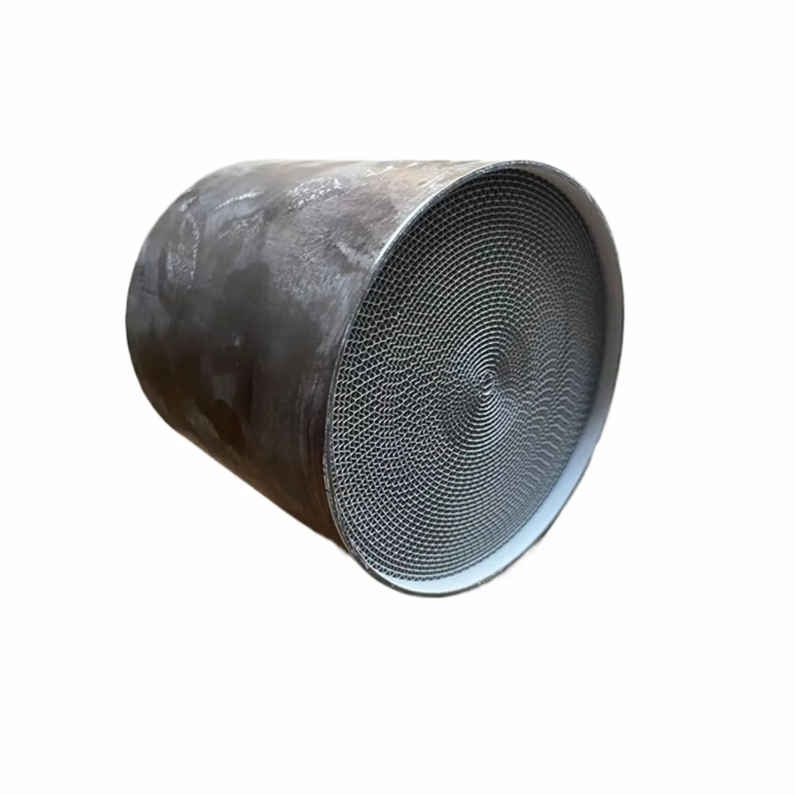 katalizator samochodowy 3,93 cala Trójdrożny katalizator samochodowy 100 * 100MM Euro 4 Uniwersalny metalowy rdzeń nośny 600Cpsi