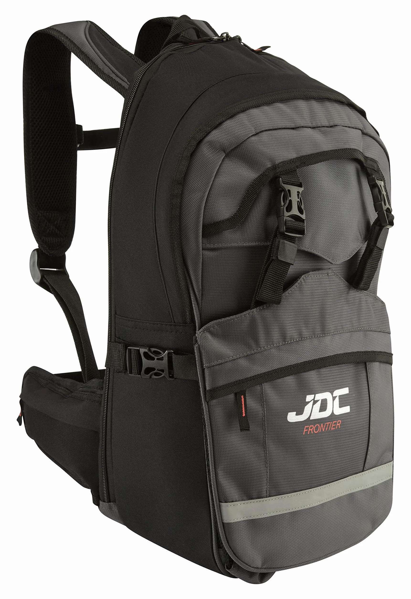 JDC Wodoodporny plecak motocyklowy z mocowaniem na kask/pojemność 24 l z możliwością rozszerzenia do 36 l - Frontier