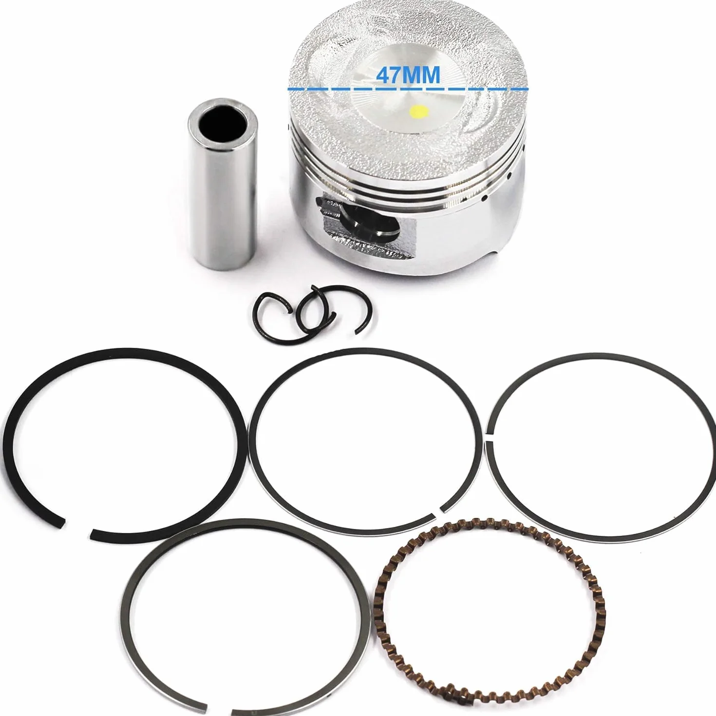 Trkimal 47 mm Performance Big Bore zestaw cylindrów zamiennych do GY6 80CC 139QMB MTB Scooter Moped Go Kart