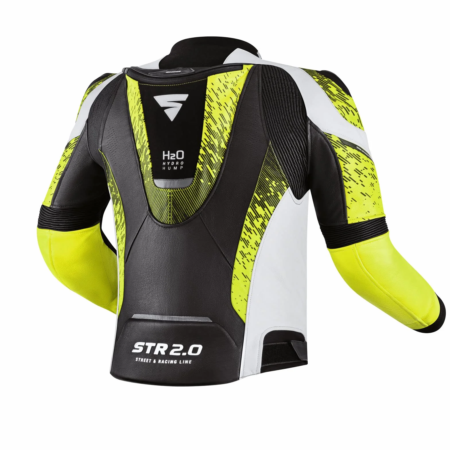 SHIMA Męska kurtka motocyklowa STR 2.0, Fluo, 46