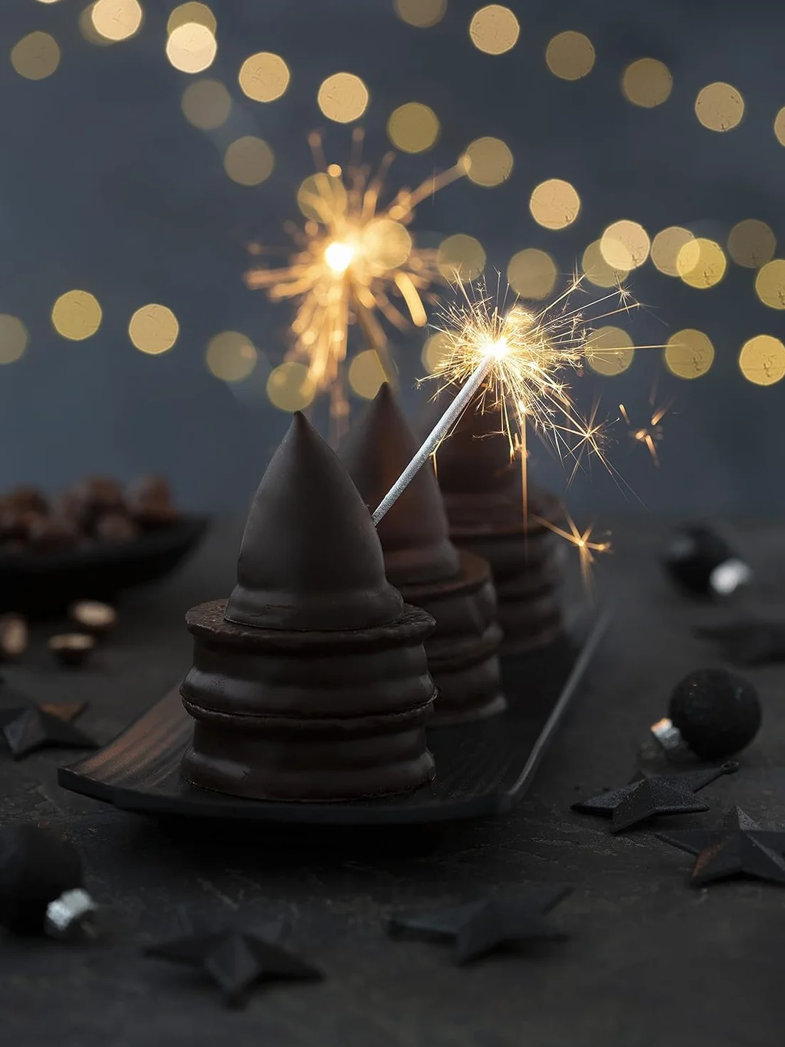 Havanna Havannets mix czekoladowe i białoczekoladowe stożki w polewie z nadzieniem dulce de leche 12 sztuk 456g