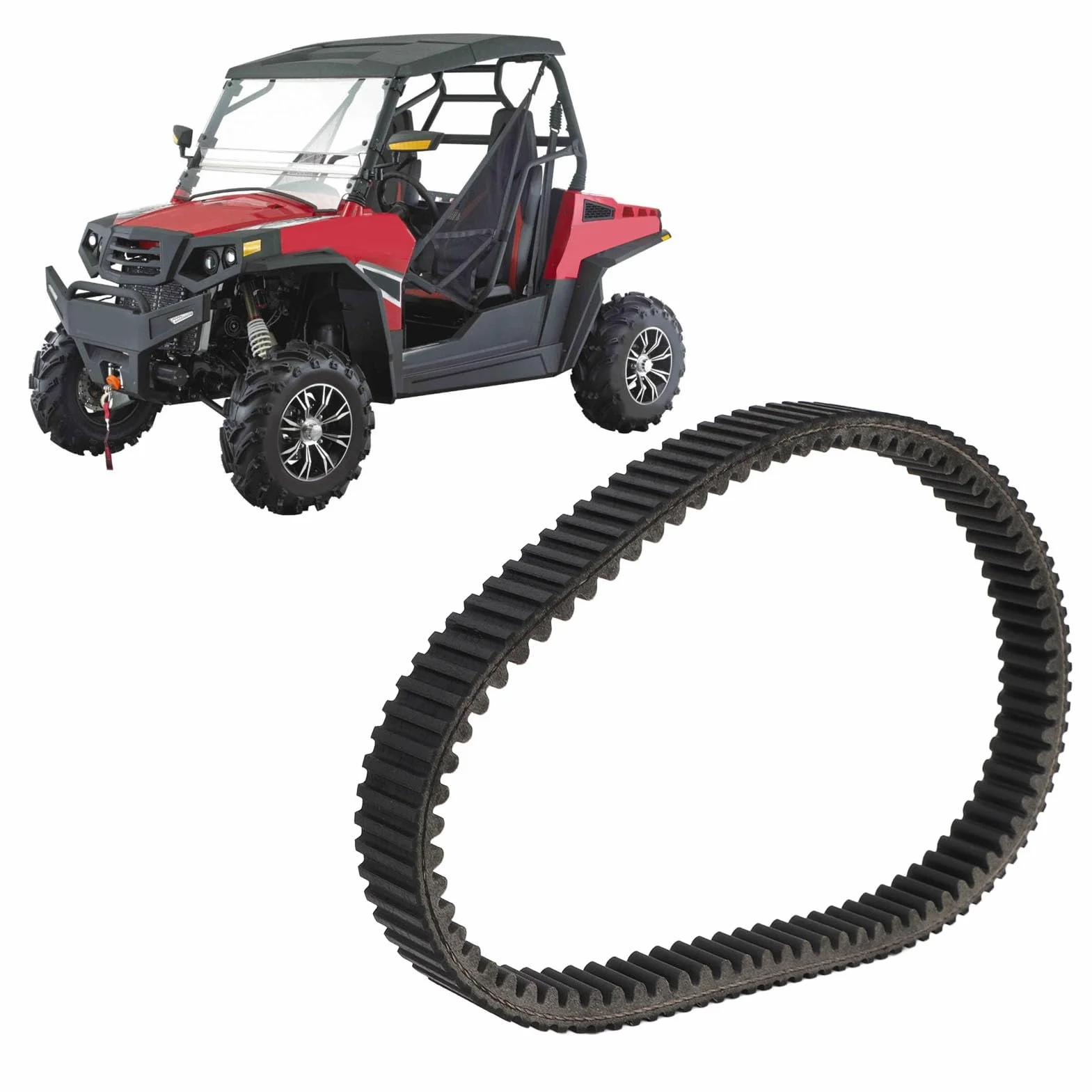 Sprzęgło Paska Napędowego KIMISS, 25300-F68-0000 Pasek Sprzęgła Napędu Heavy Duty Pas Napędowy o Wysokiej Wytrzymałości do HiSun ​​800 1000