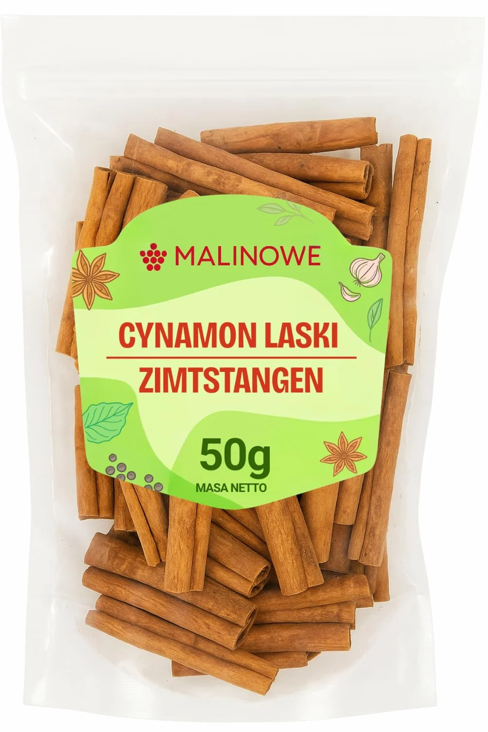 Malinowe CYNAMON LASKI 50g Laska Cynamonu Doskonała Premium