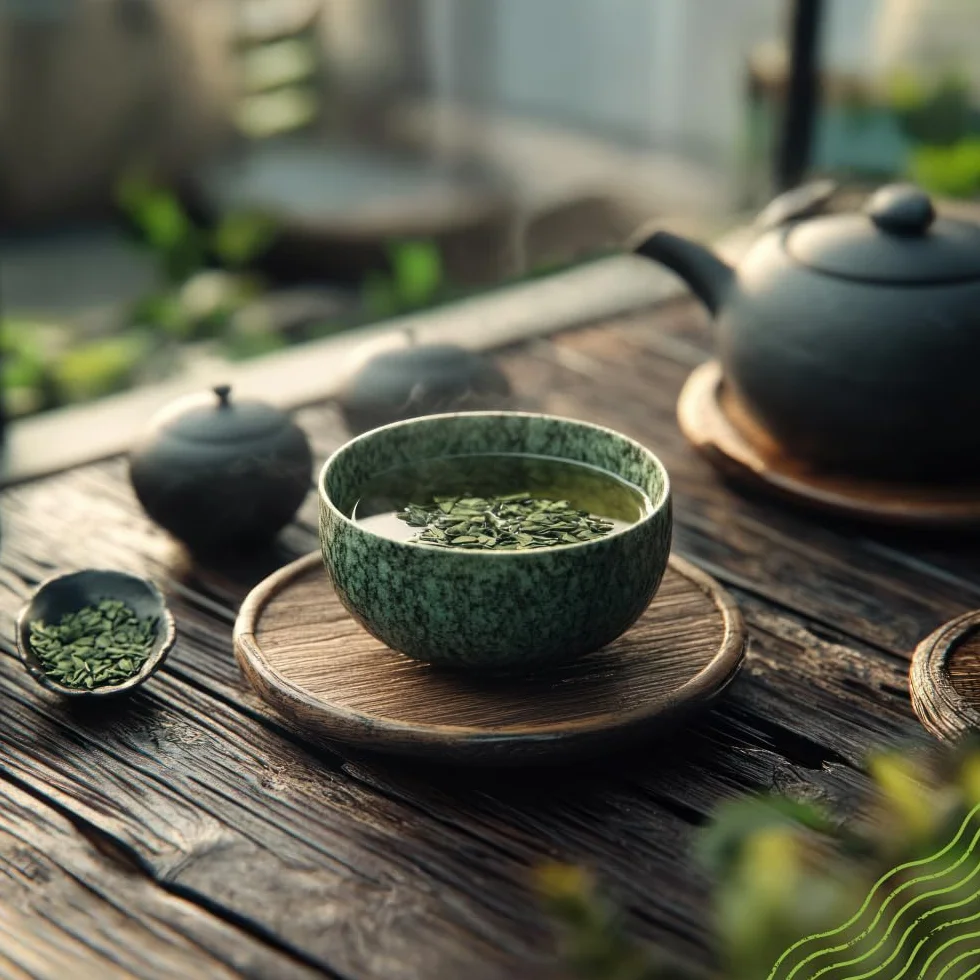 NaturaleBio Zielona Herbata Sencha Japońska Bio 200g - Organiczna Herbata Liściasta Pierwszego Zbioru
