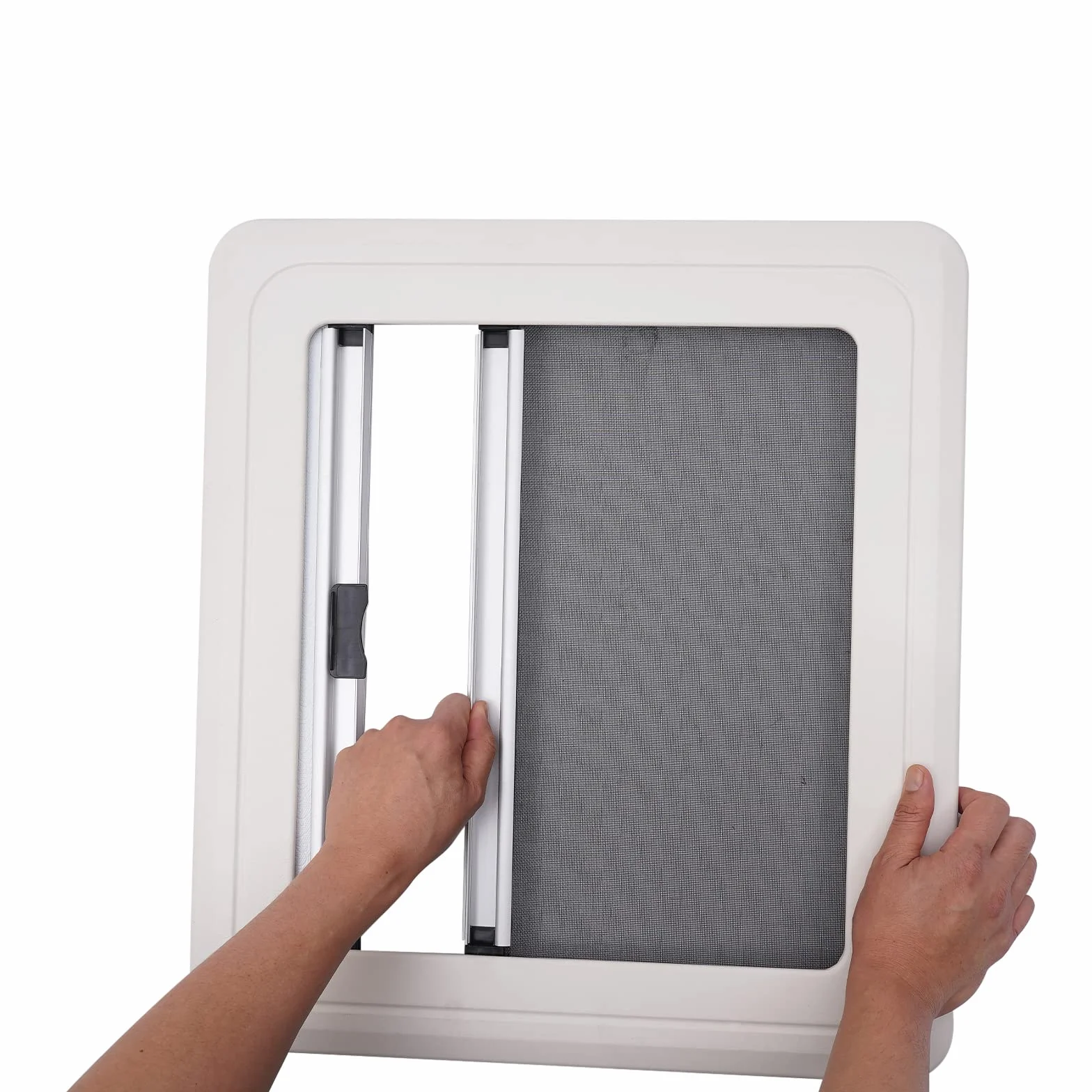 Okno boczne wysuwane do przyczepy kempingowej 450 x 500 mm