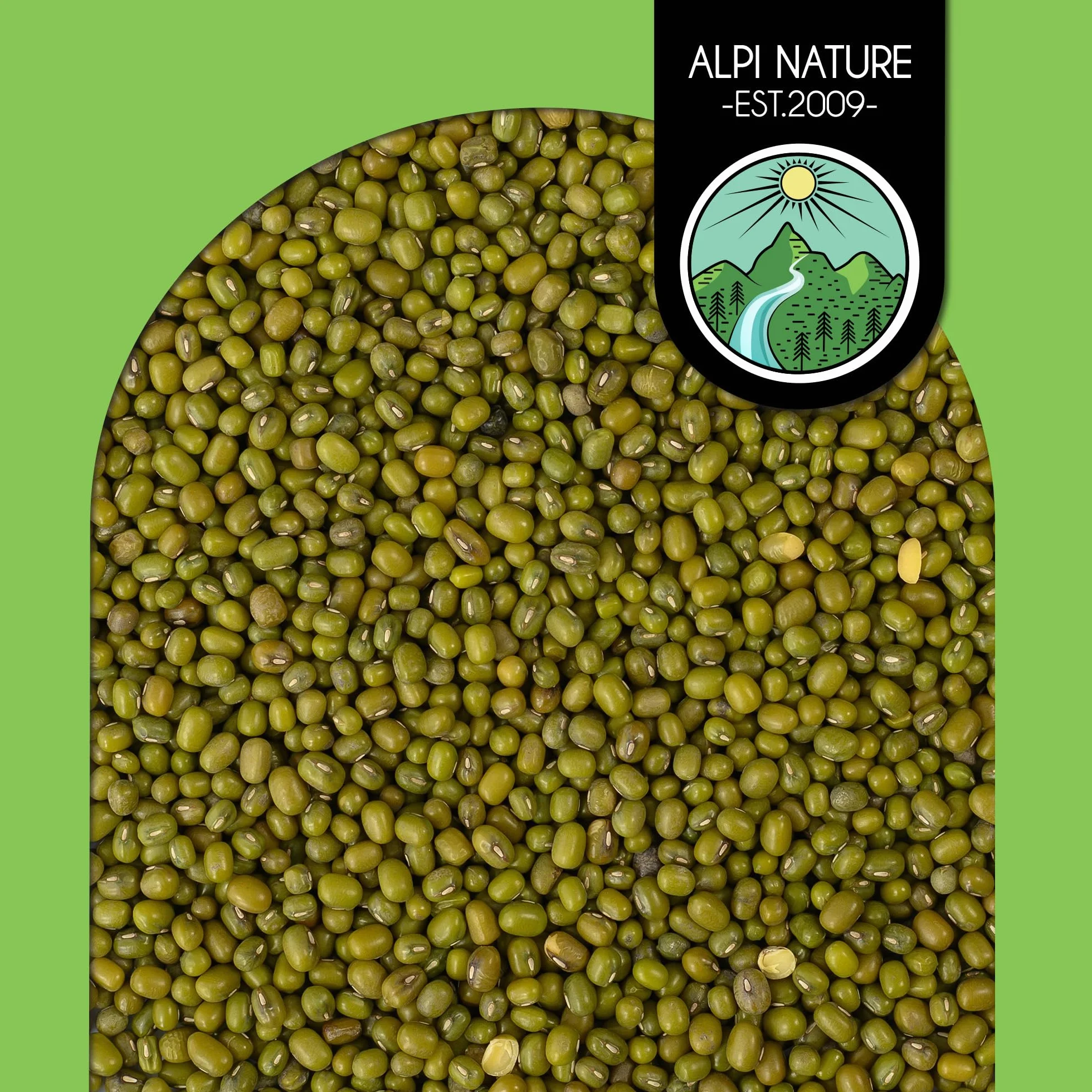 Alpi Nature Ekologiczna Fasola Mung 500g Bezglutenowa